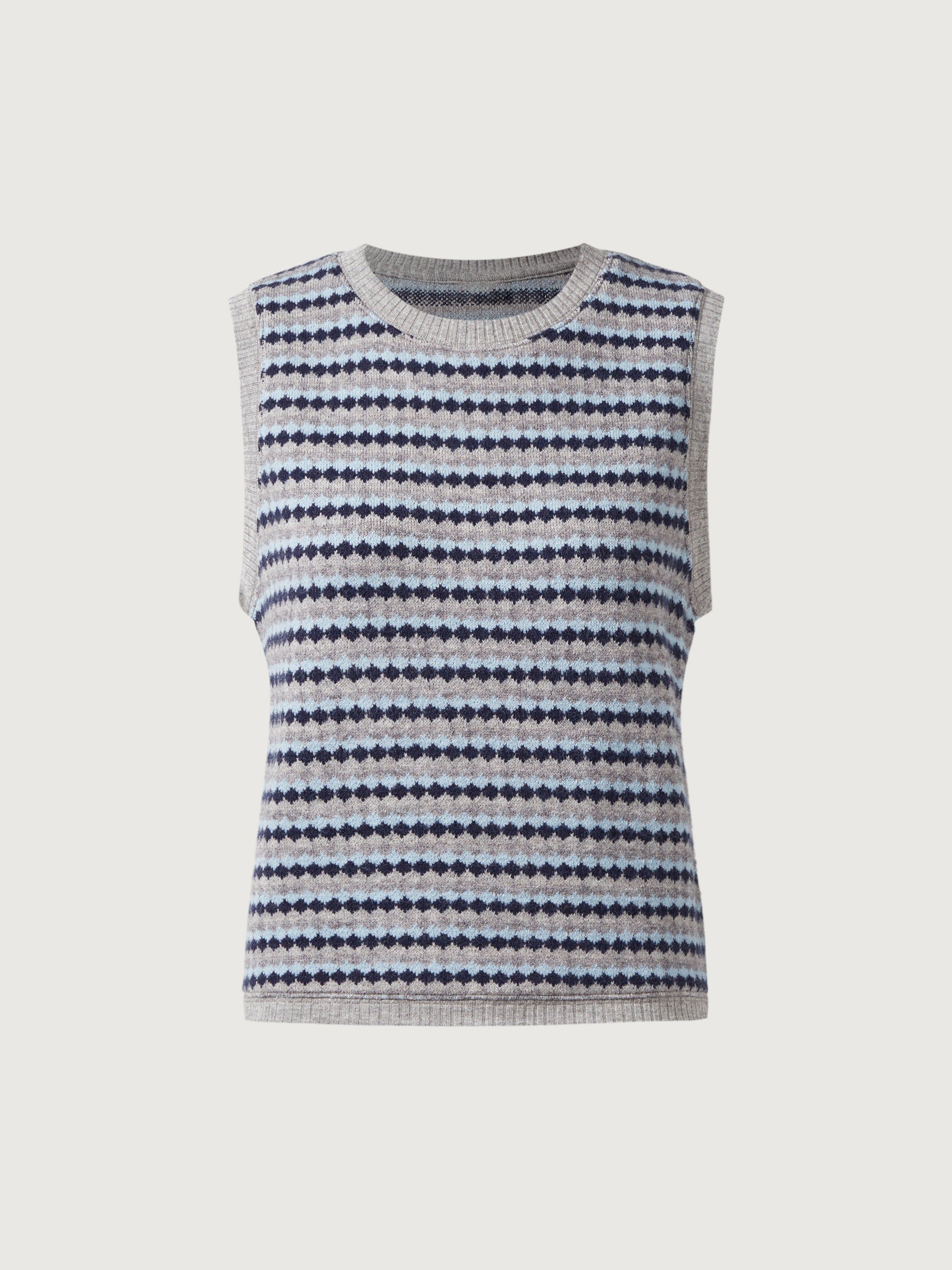 Fair Isle Cashmere-like Vest sold by ogl move product image thumbnail 8