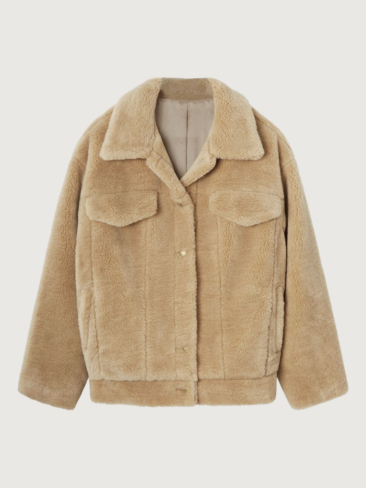 Shearling Shirt-Style Jacket sold by ogl move product image thumbnail 2