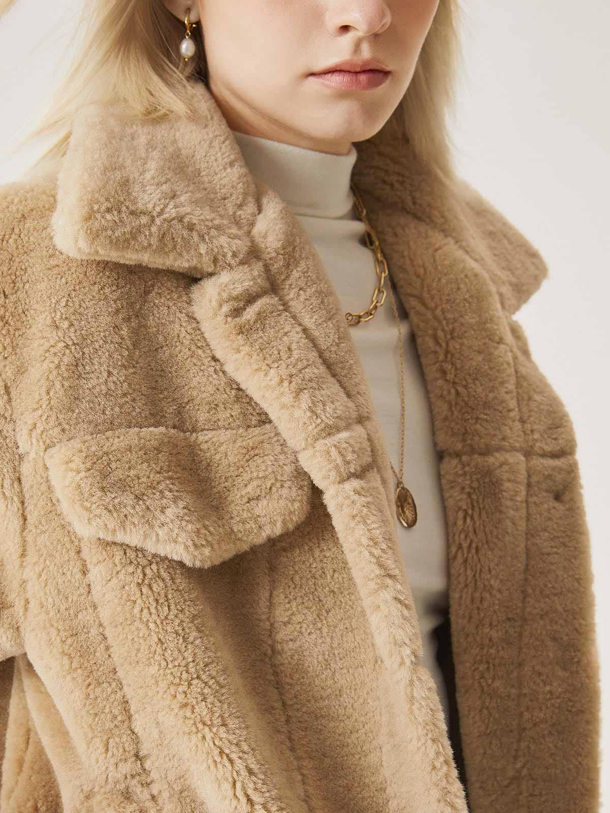 Shearling Shirt-Style Jacket sold by ogl move product image thumbnail 4