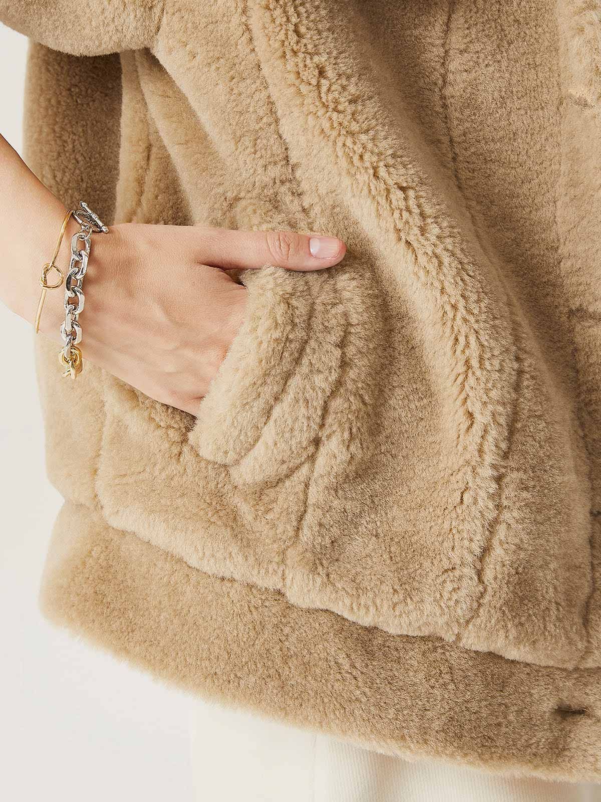 Shearling Shirt-Style Jacket sold by ogl move product image thumbnail 5