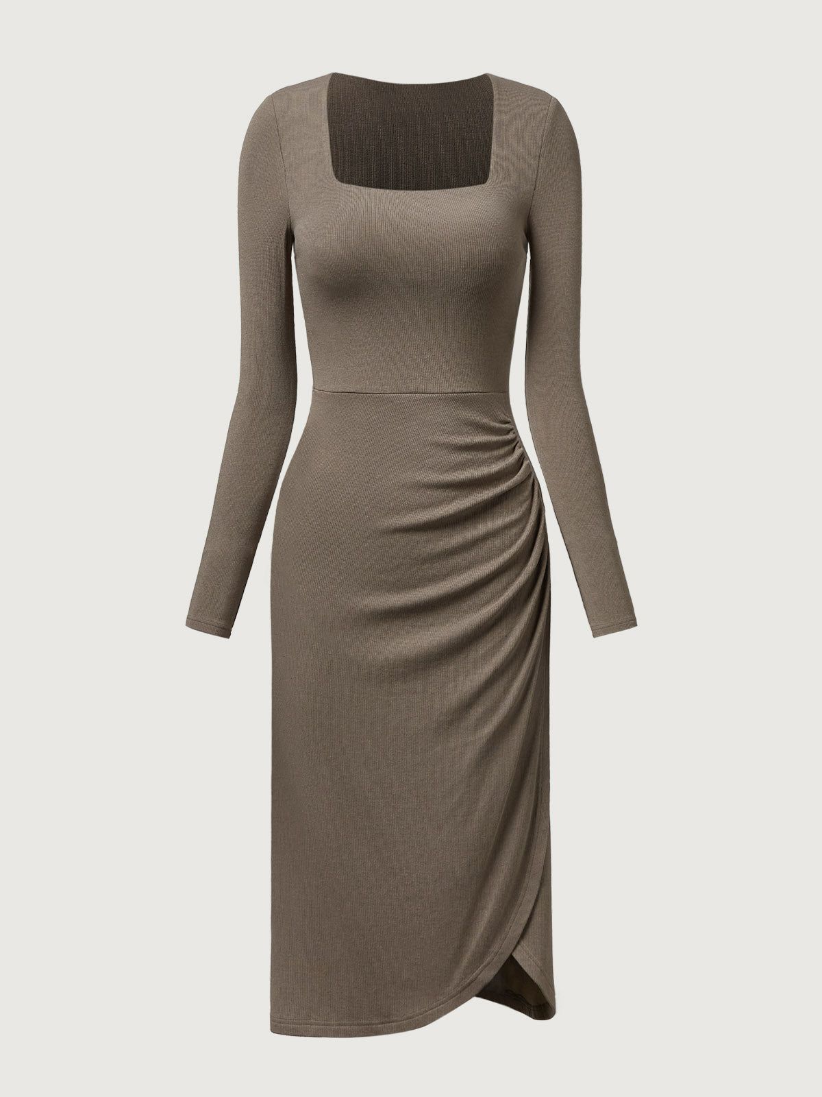 Merino Wool Squareneck Midi Brami Dress sold by ogl move product image thumbnail 2