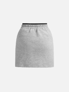 Double Waistband Sweatskirt sold by ogl move