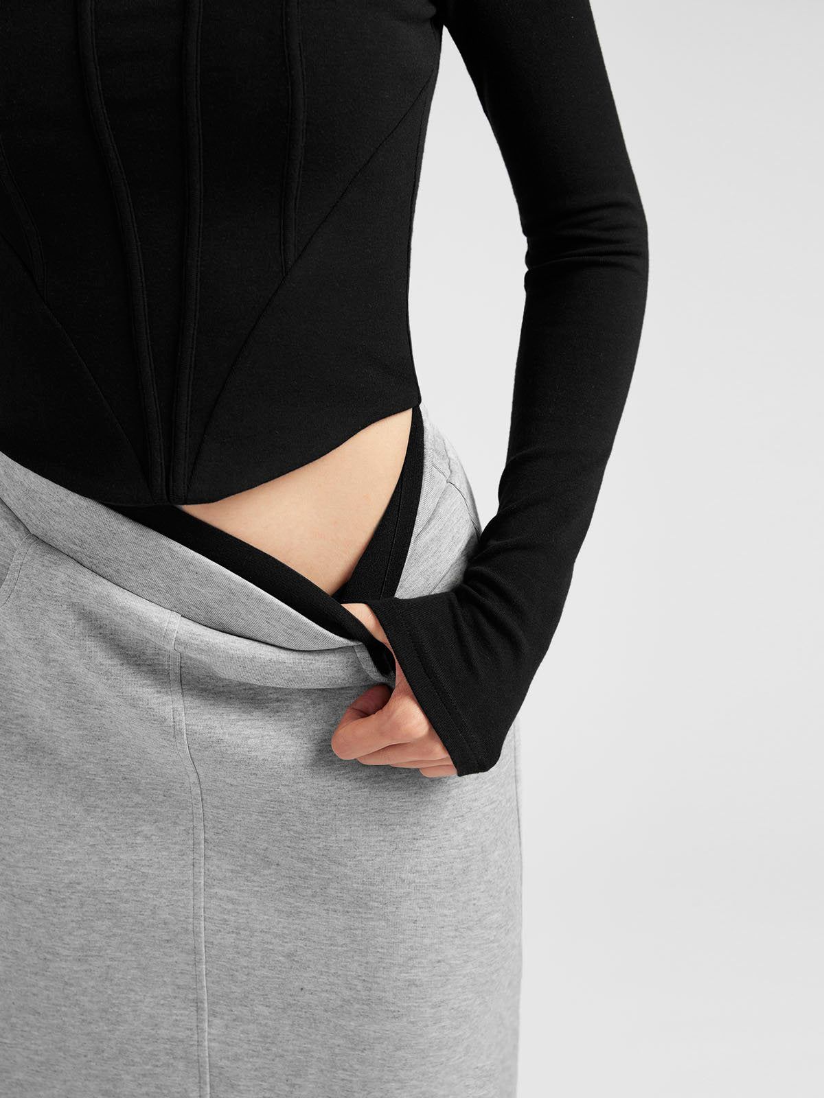 Double Waistband Sweatskirt sold by ogl move product image thumbnail 5