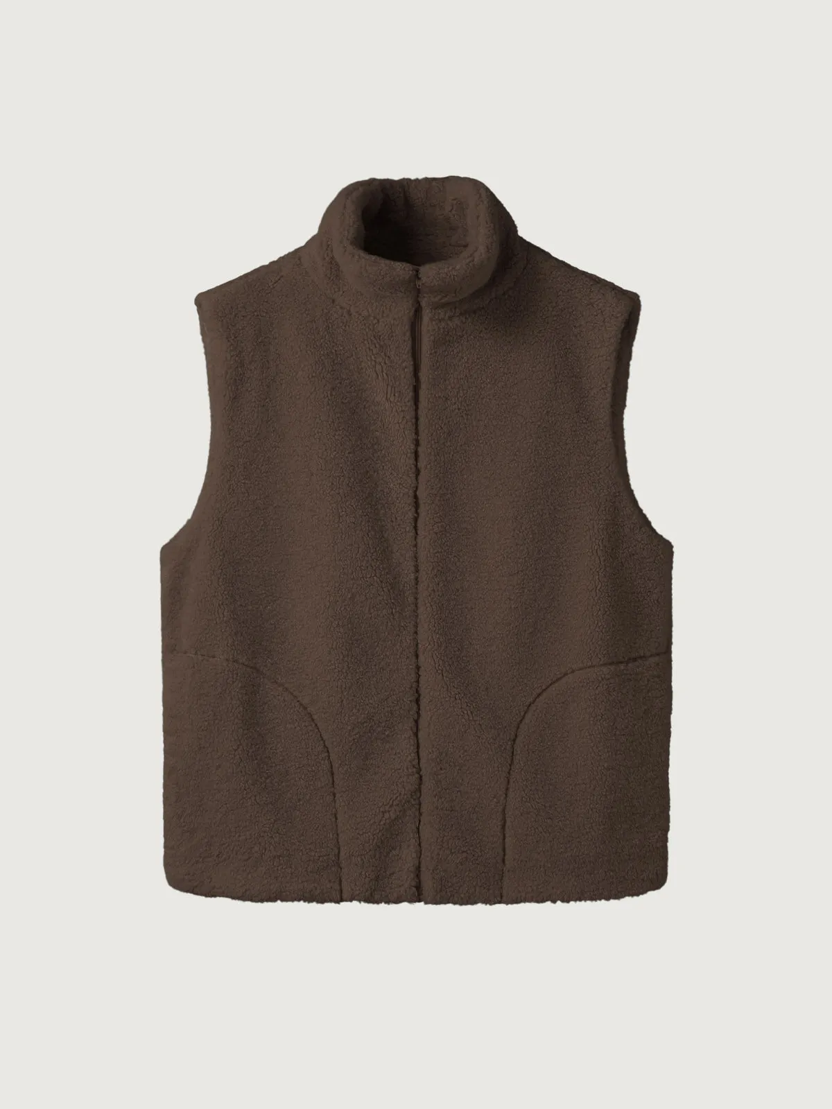 Sherpa Fleece Mockneck Full-Zip Vest sold by ogl move
