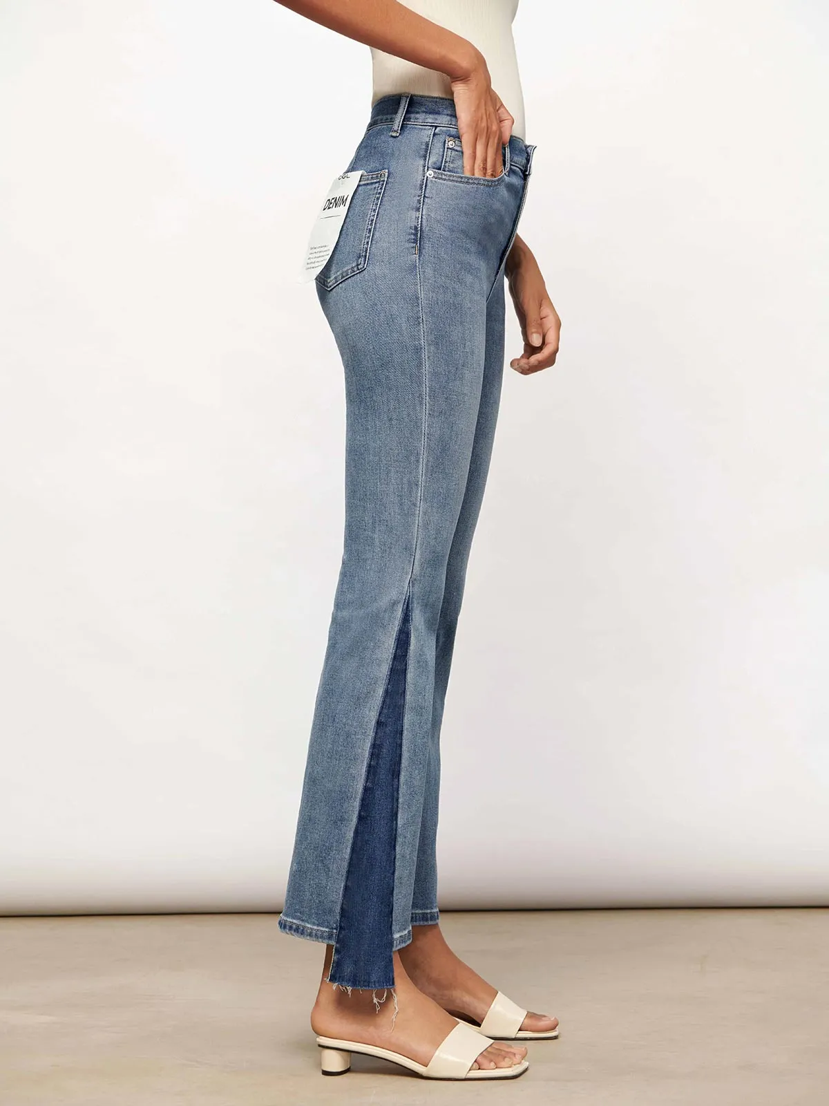 Spliced Flare Jean sold by ogl move product image thumbnail 3
