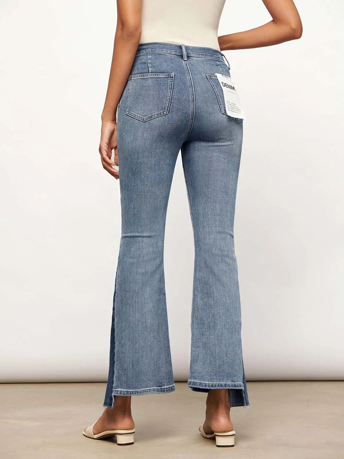 Spliced Flare Jean sold by ogl move product image thumbnail 4