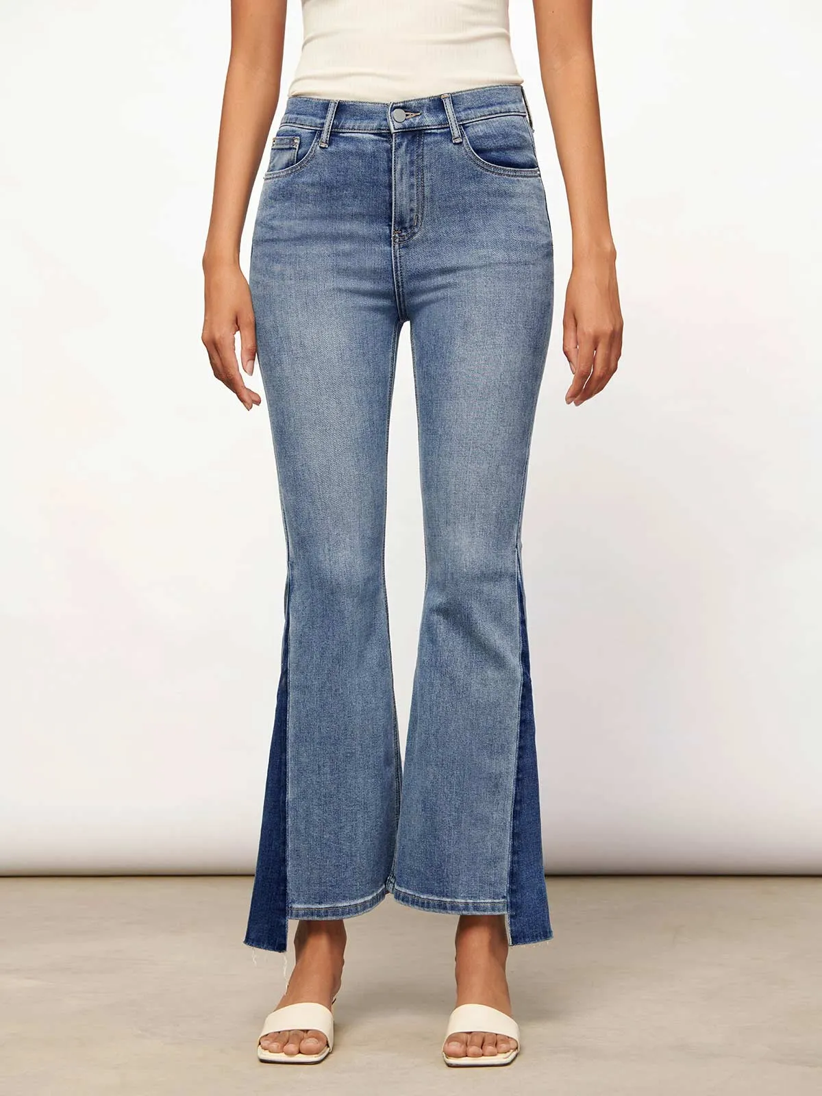 Spliced Flare Jean sold by ogl move product image thumbnail 2