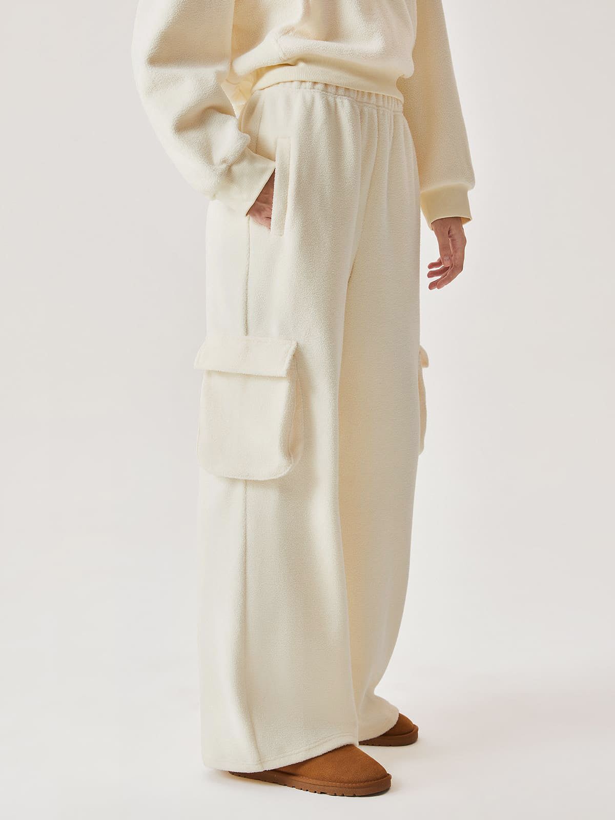 Polar Fleece Wide Leg Cargo sold by ogl move product image thumbnail 5