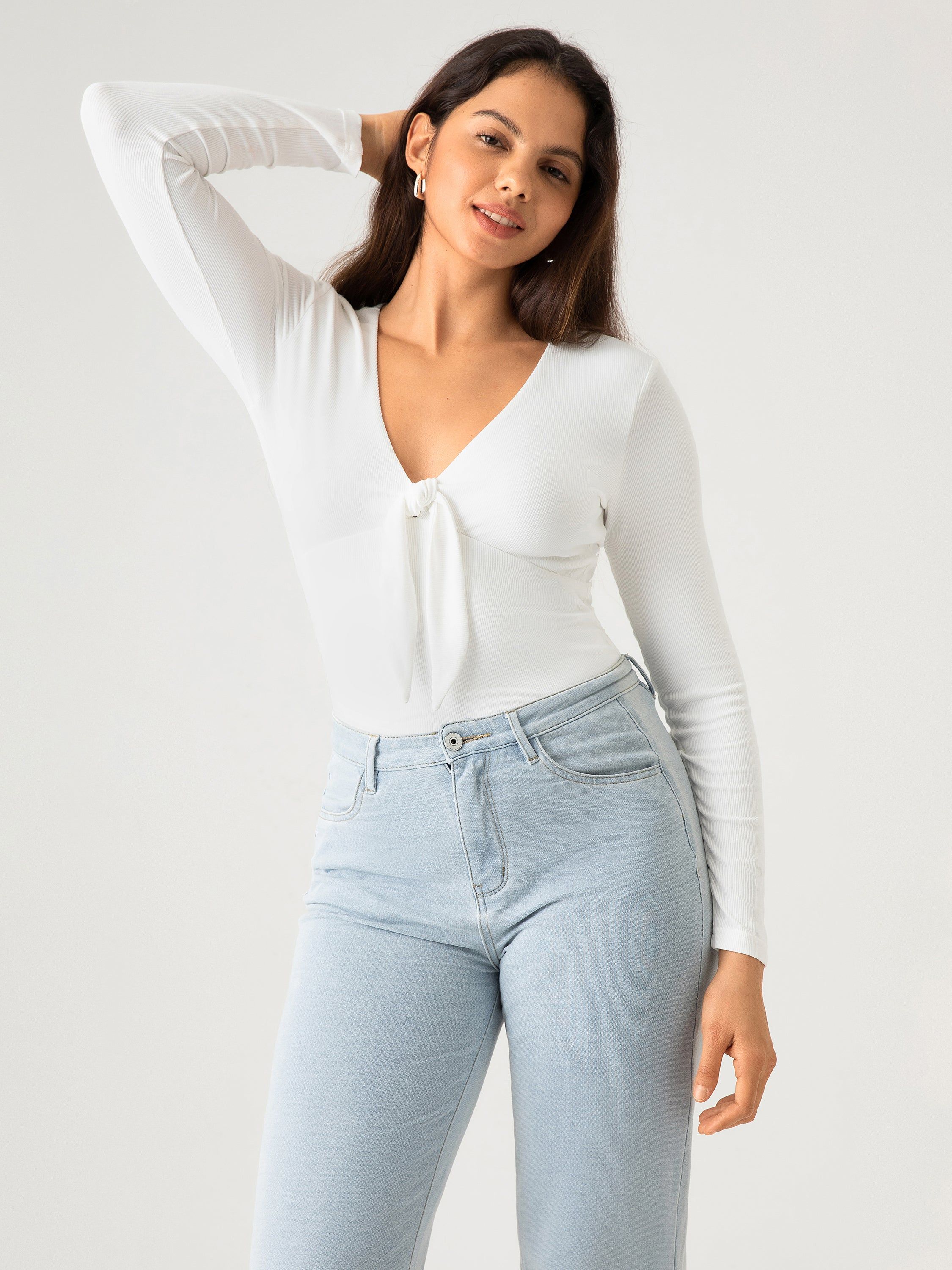 Eco-SkinKiss® Tie-the-V Top sold by ogl move