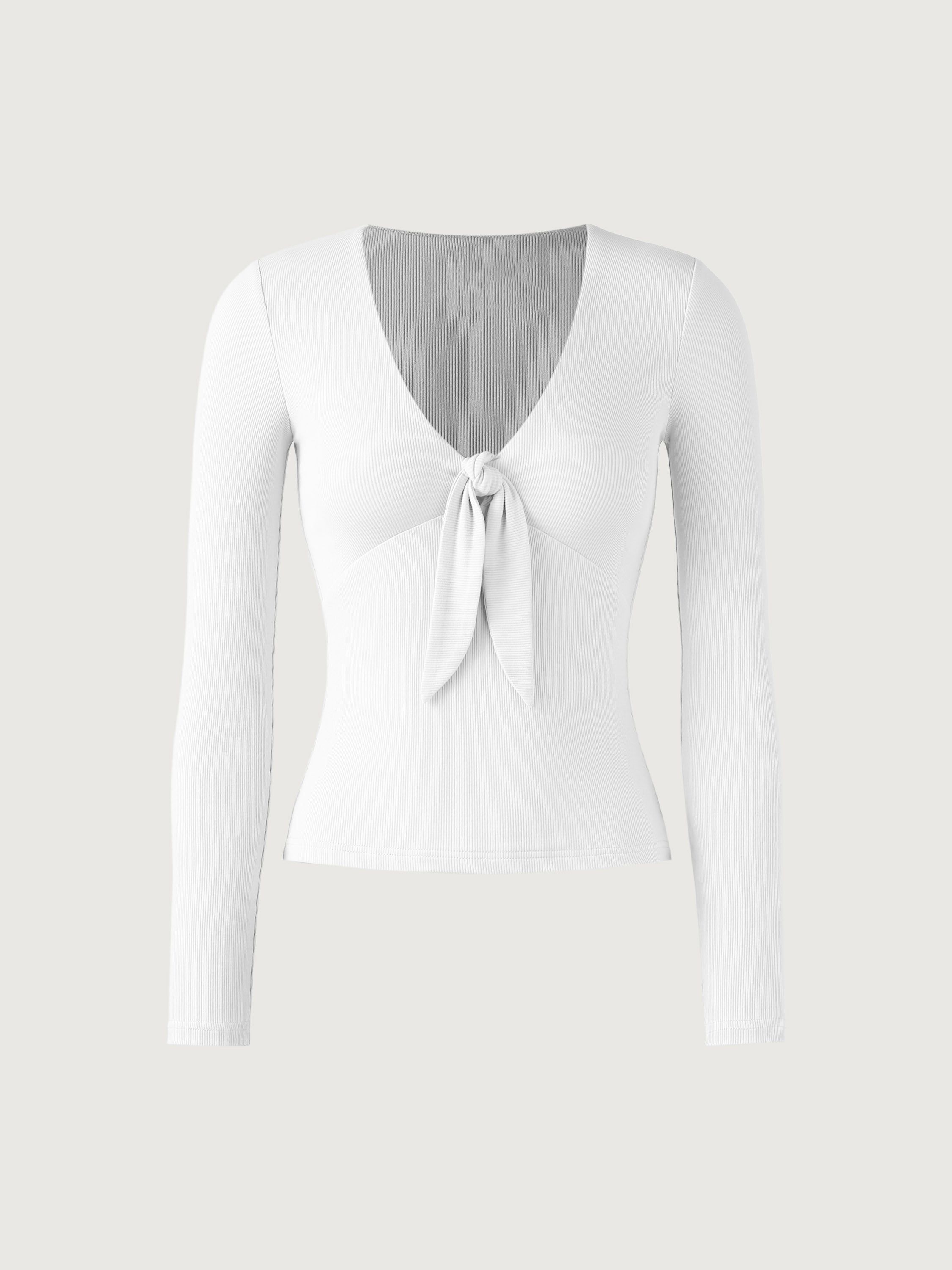Eco-SkinKiss® Tie-the-V Top sold by ogl move product image thumbnail 2