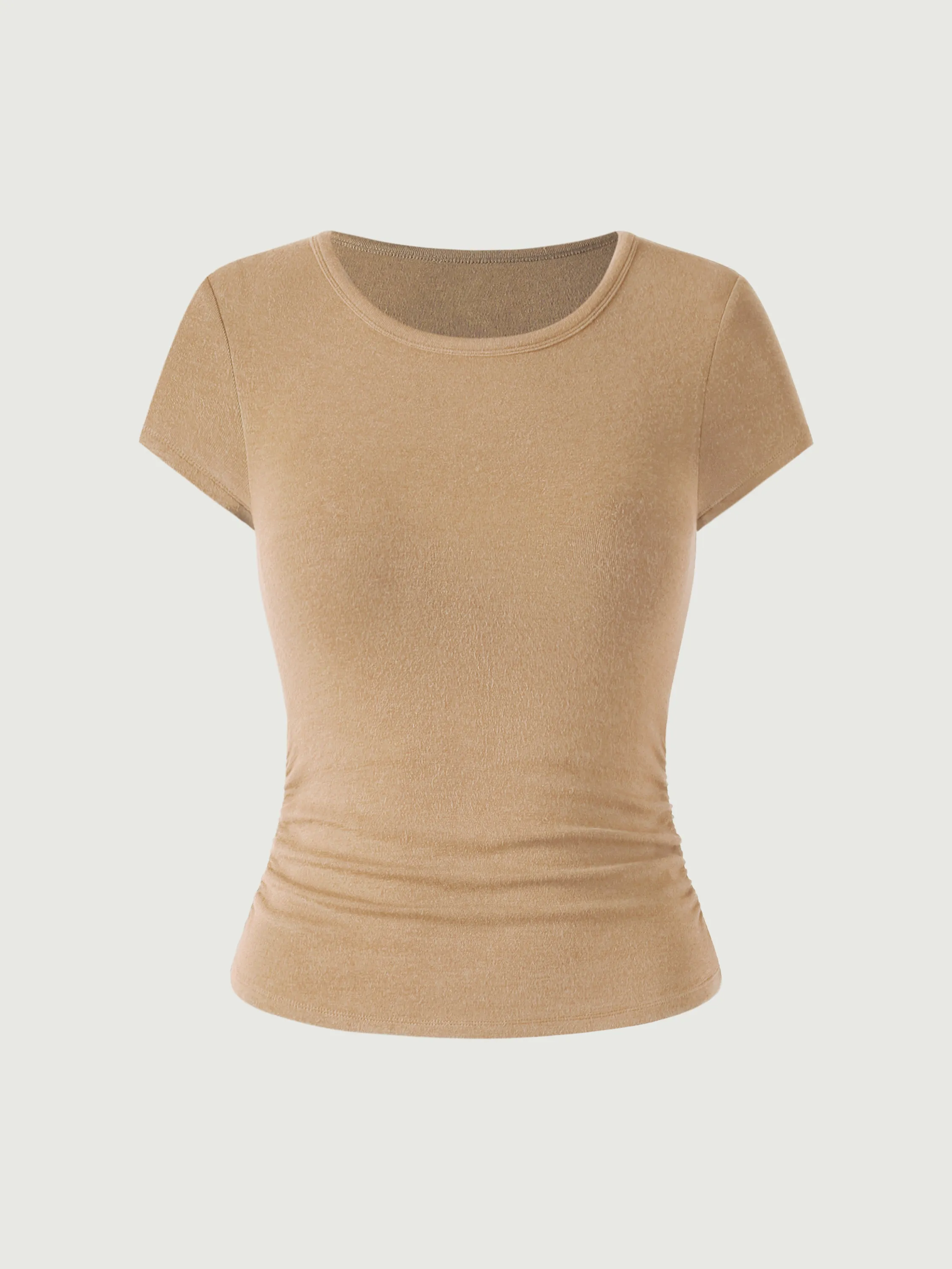 Round Neck Short Sleeve Brami Top sold by ogl move product image thumbnail 3