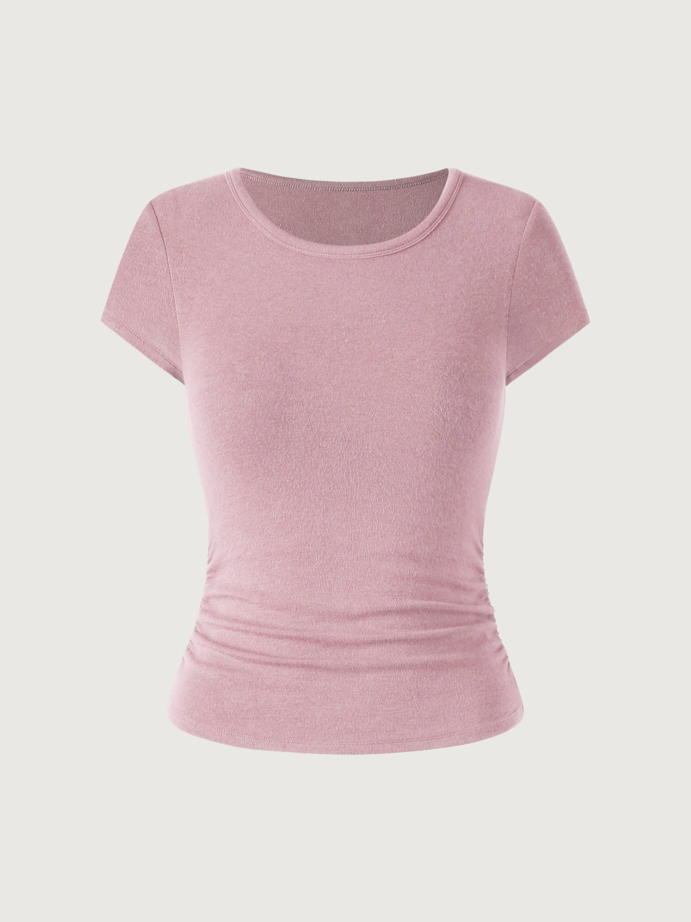 Round Neck Short Sleeve Brami Top sold by ogl move product image thumbnail 4