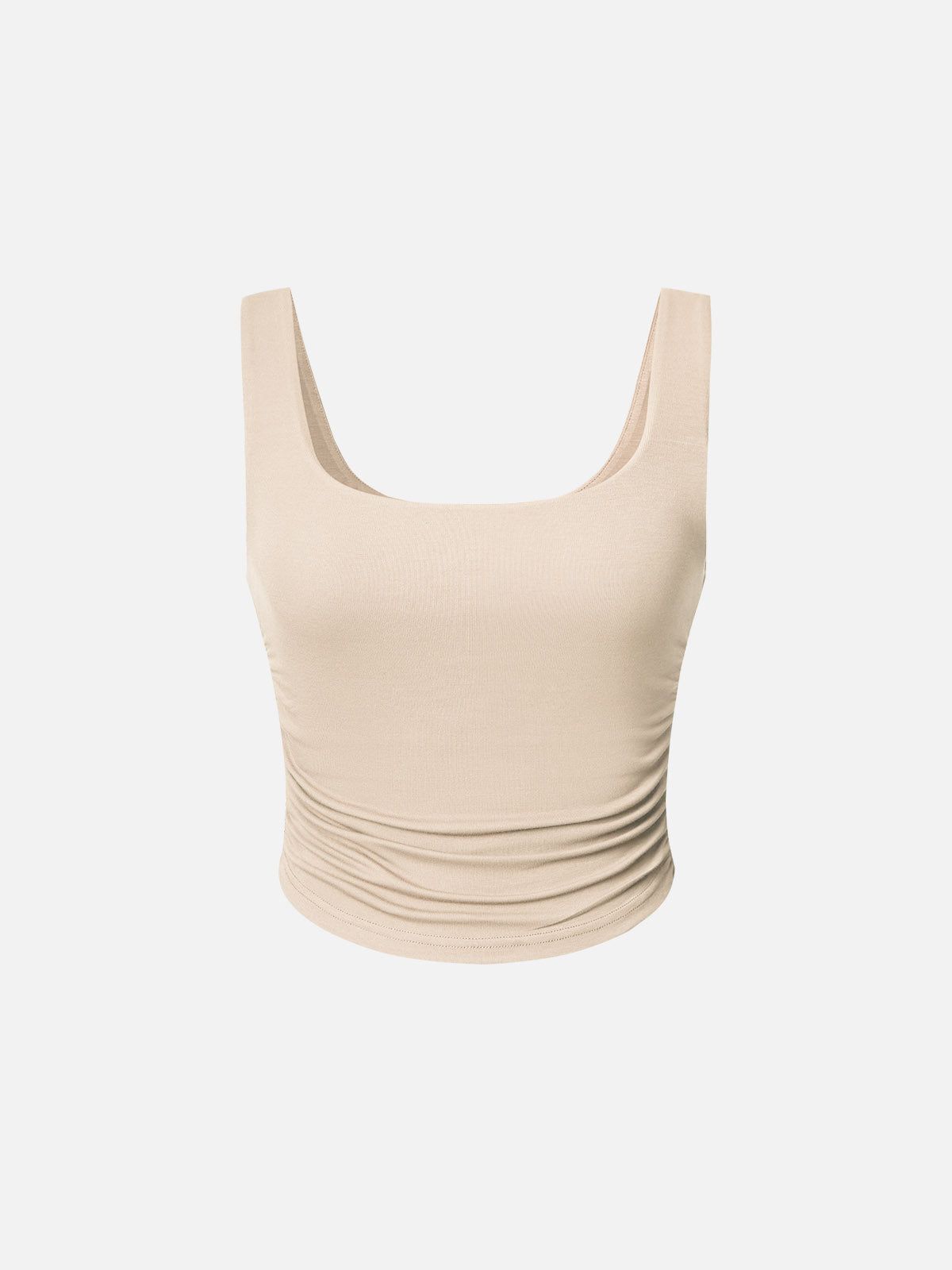 Eco-SkinKiss® Ruched Sides Square Brami Tank Top sold by ogl move product image thumbnail 13