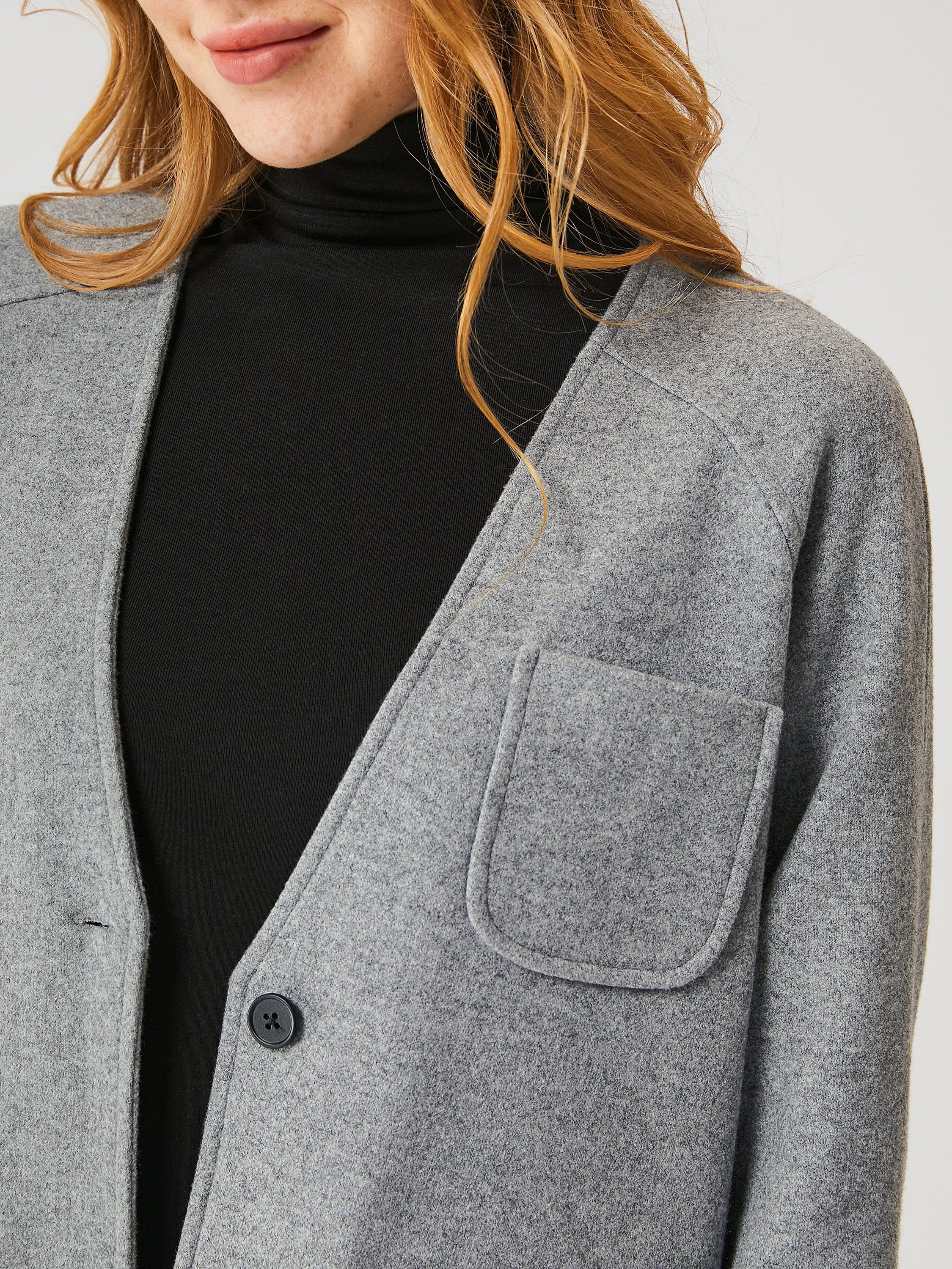 Cashmere-like Raglan Jacket sold by ogl move product image thumbnail 4