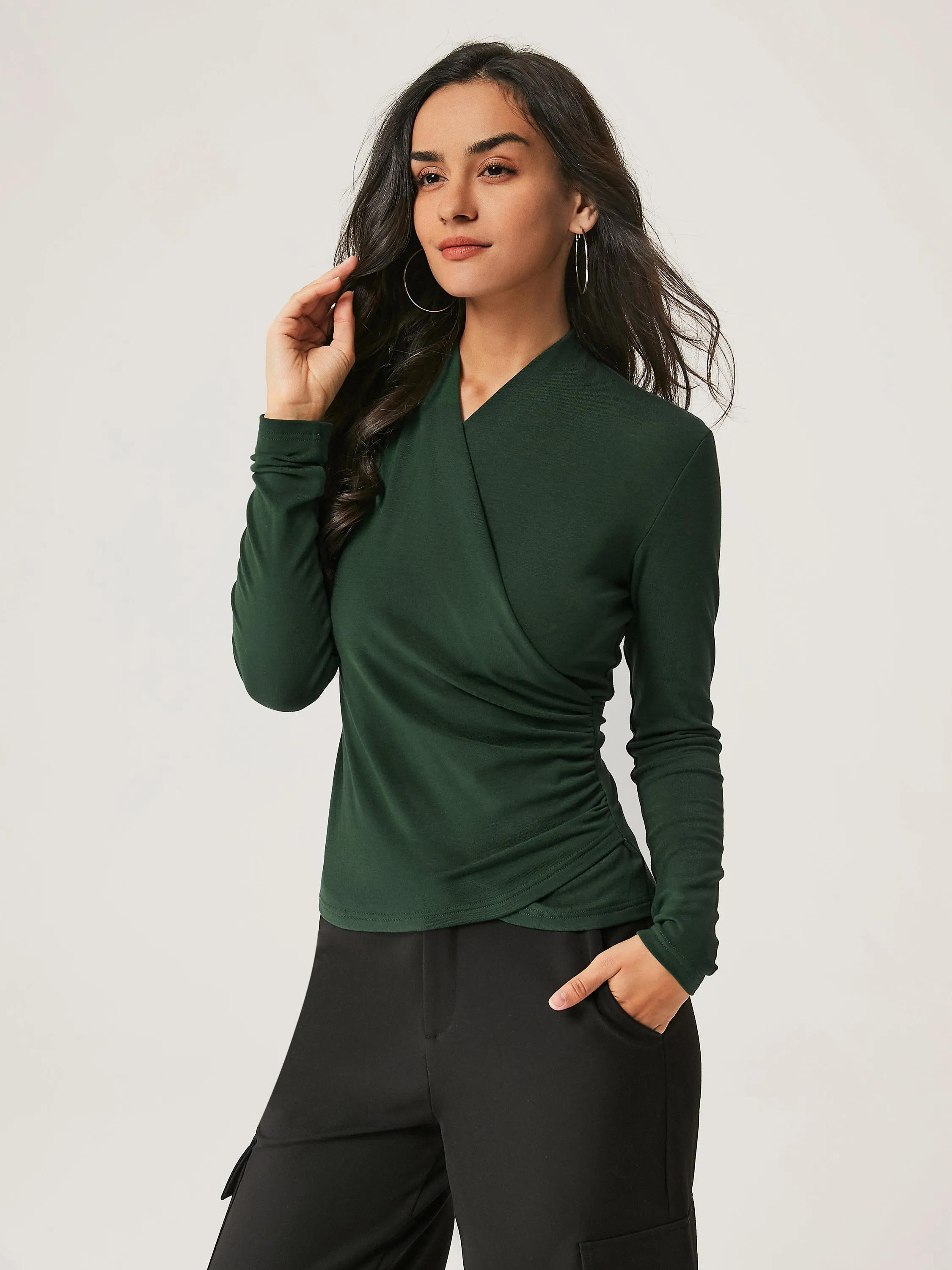 Thermal Surplice Long Sleeve Top sold by OGLmove