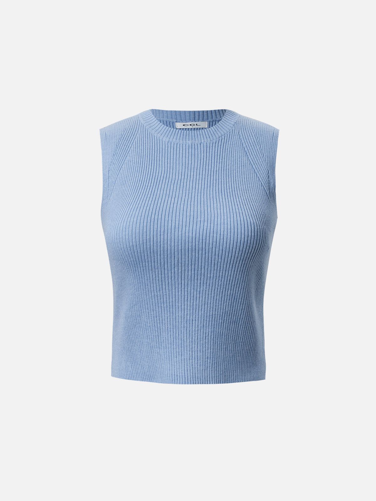 Fine-ribbed Wool Knit Sweater Tank sold by ogl move product image thumbnail 2
