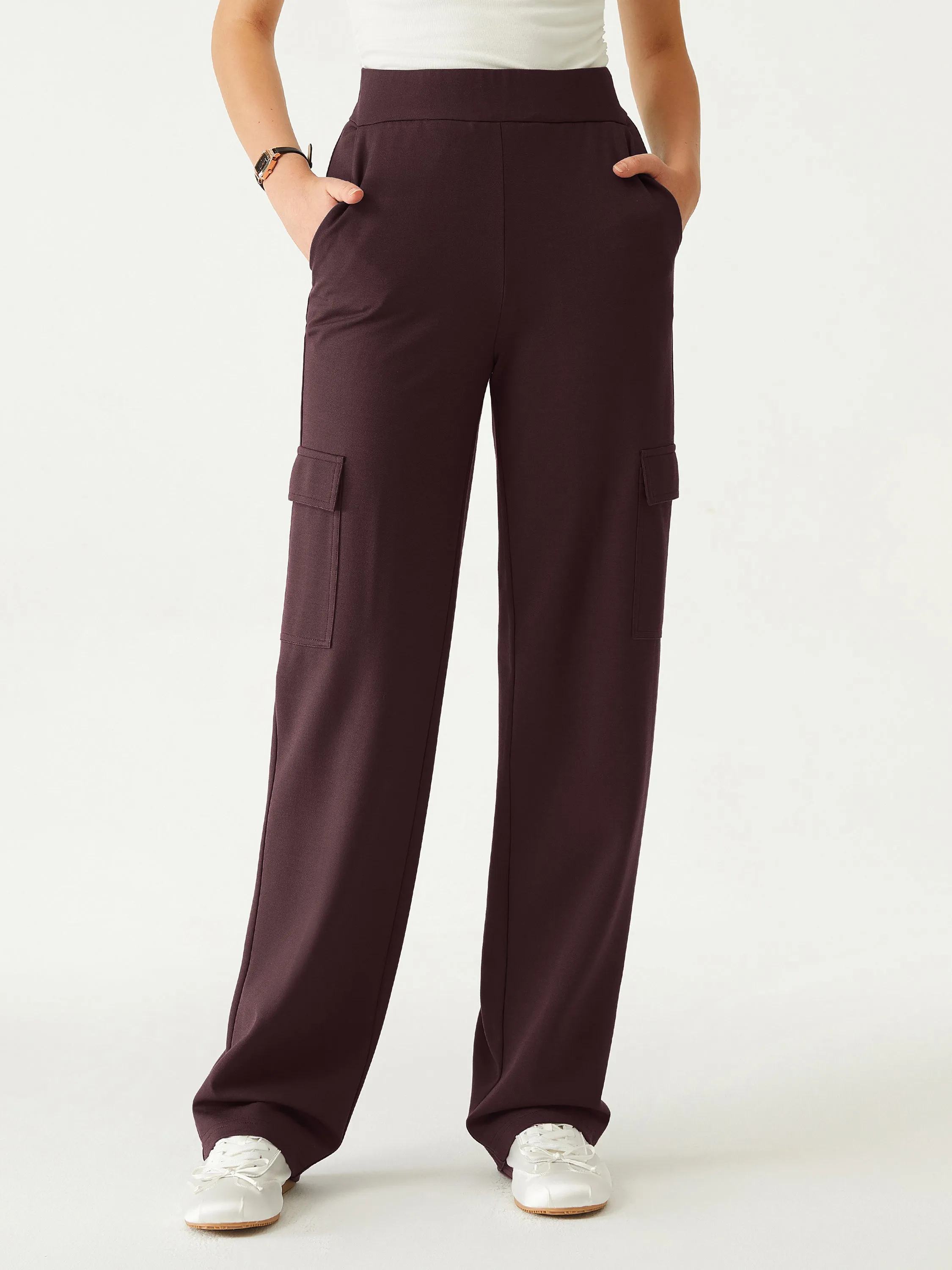 High Waisted Straight Leg Cargo Pant sold by ogl move product image thumbnail 2