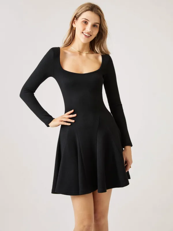 Sweetheart Neck Flounce Dress sold by ogl move