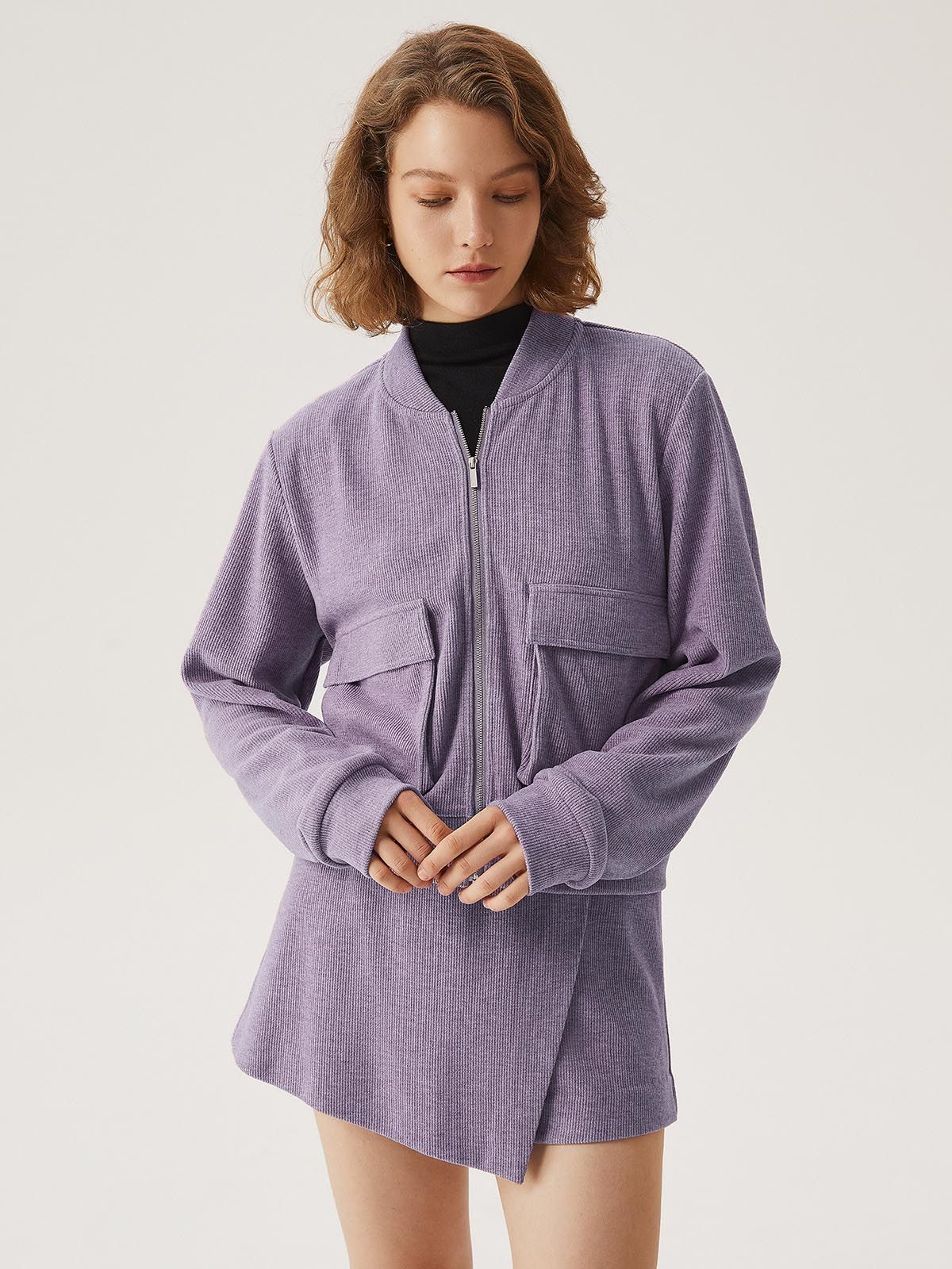 Large Patch Pocket Bomber Jacket sold by ogl move product image thumbnail 6