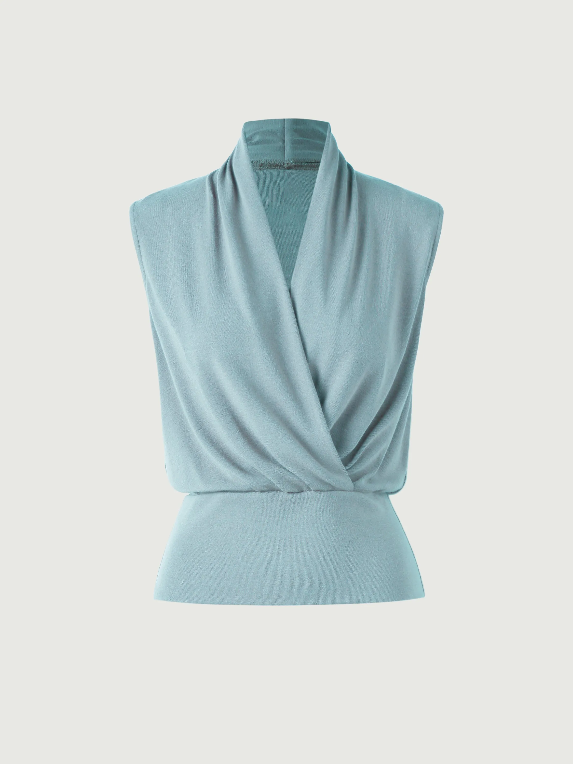 Surplice Wrap Tank Top sold by OGLmove product image thumbnail 2