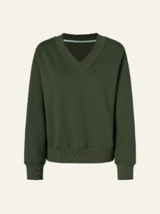 Cozy Fleece Oversized V-Neck Sweatshirt sold by ogl move