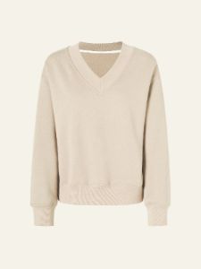 Cozy Fleece Oversized V-Neck Sweatshirt sold by ogl move