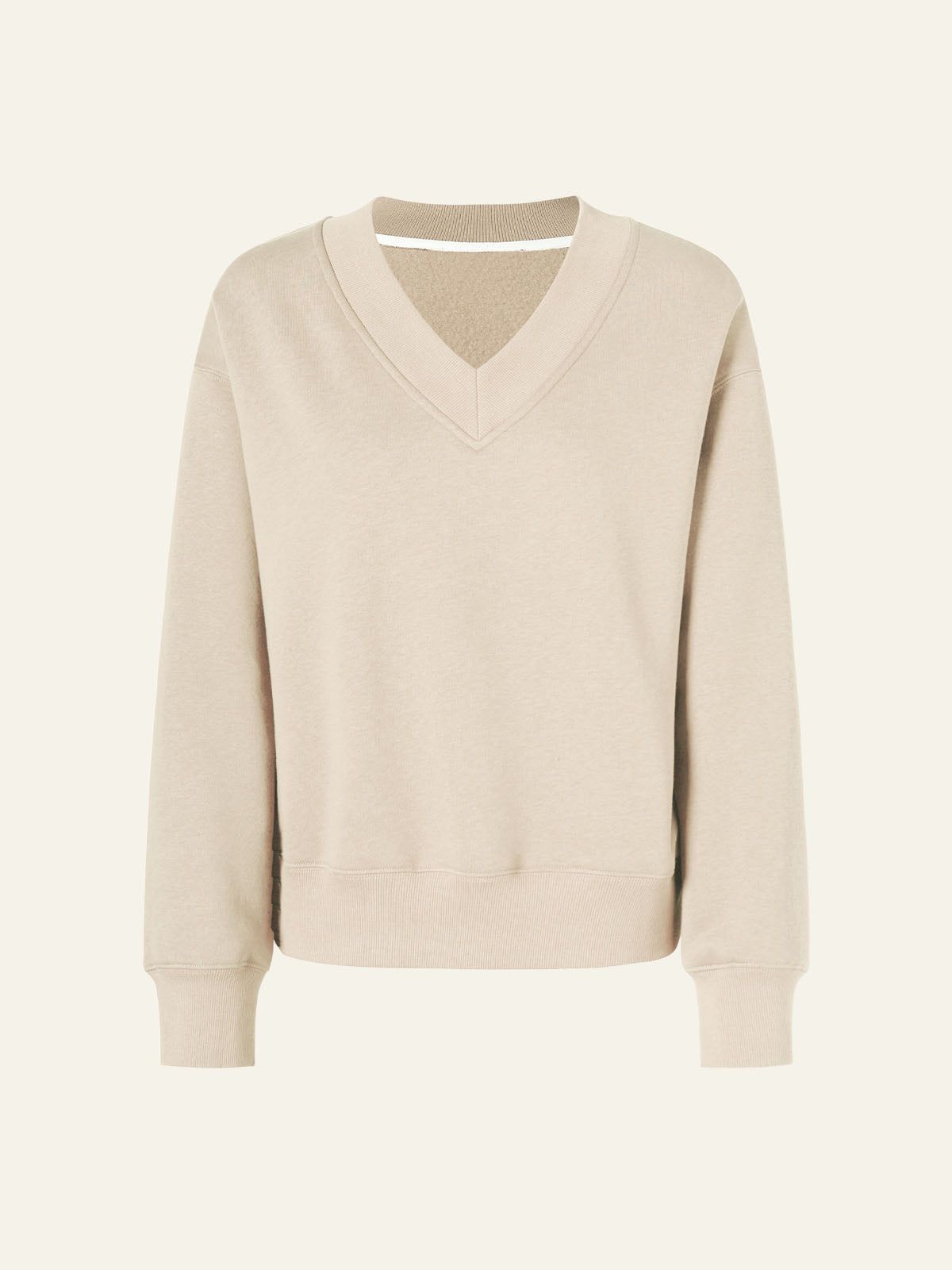 Cozy Fleece Oversized V-Neck Sweatshirt sold by ogl move product image thumbnail 8