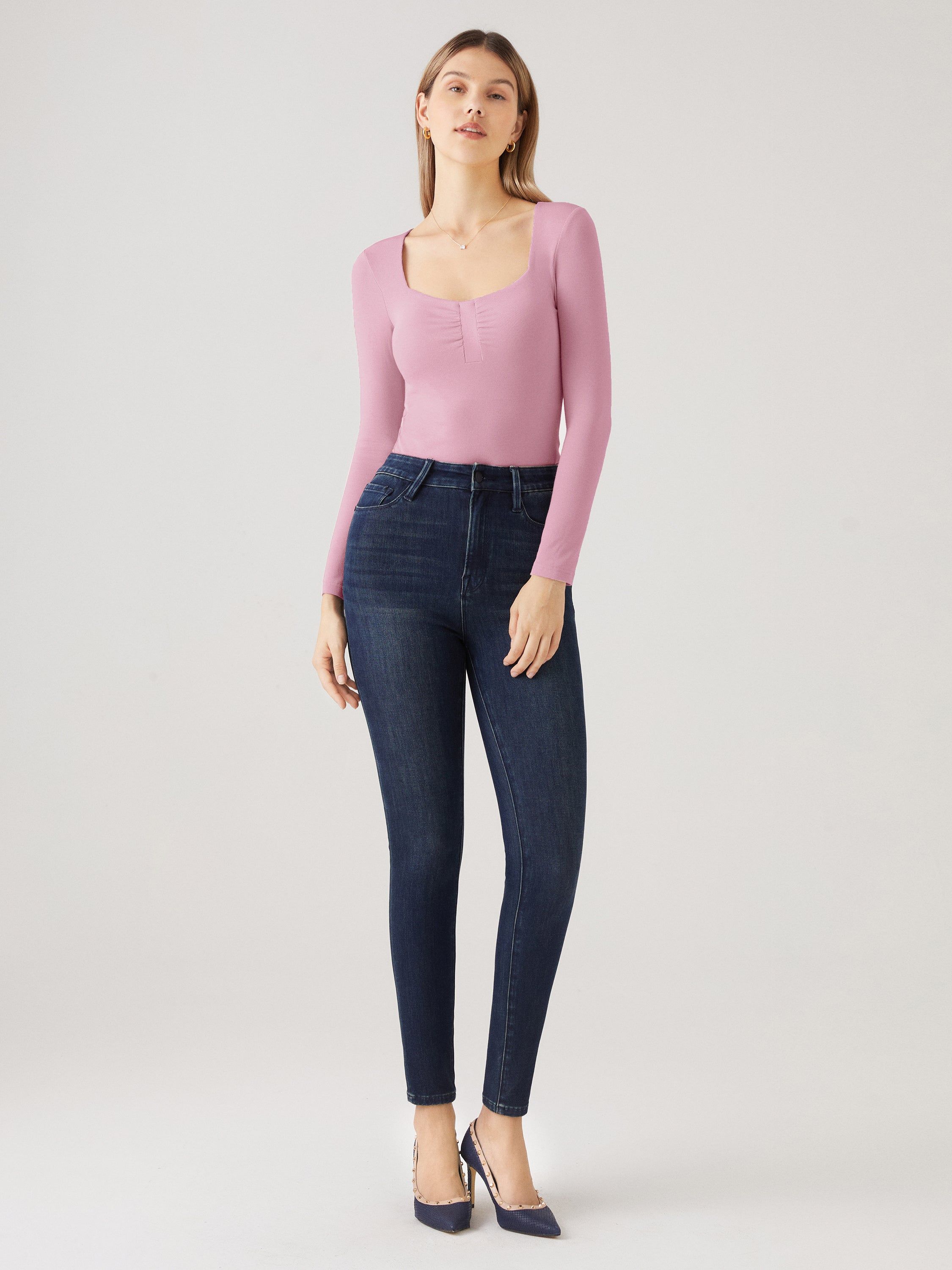 Square Neck Ruched Bust Brami Top sold by ogl move product image thumbnail 3