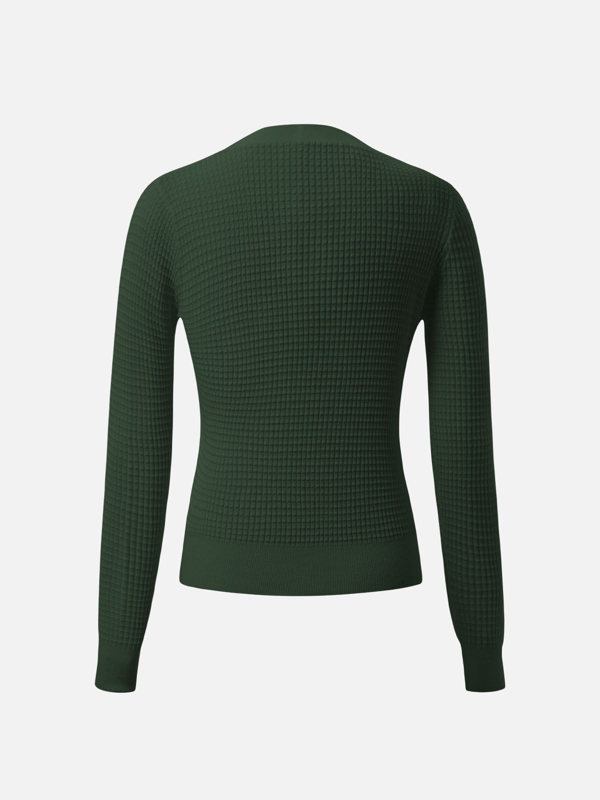 Waffle Wool Knit Cardigan sold by ogl move product image thumbnail 8