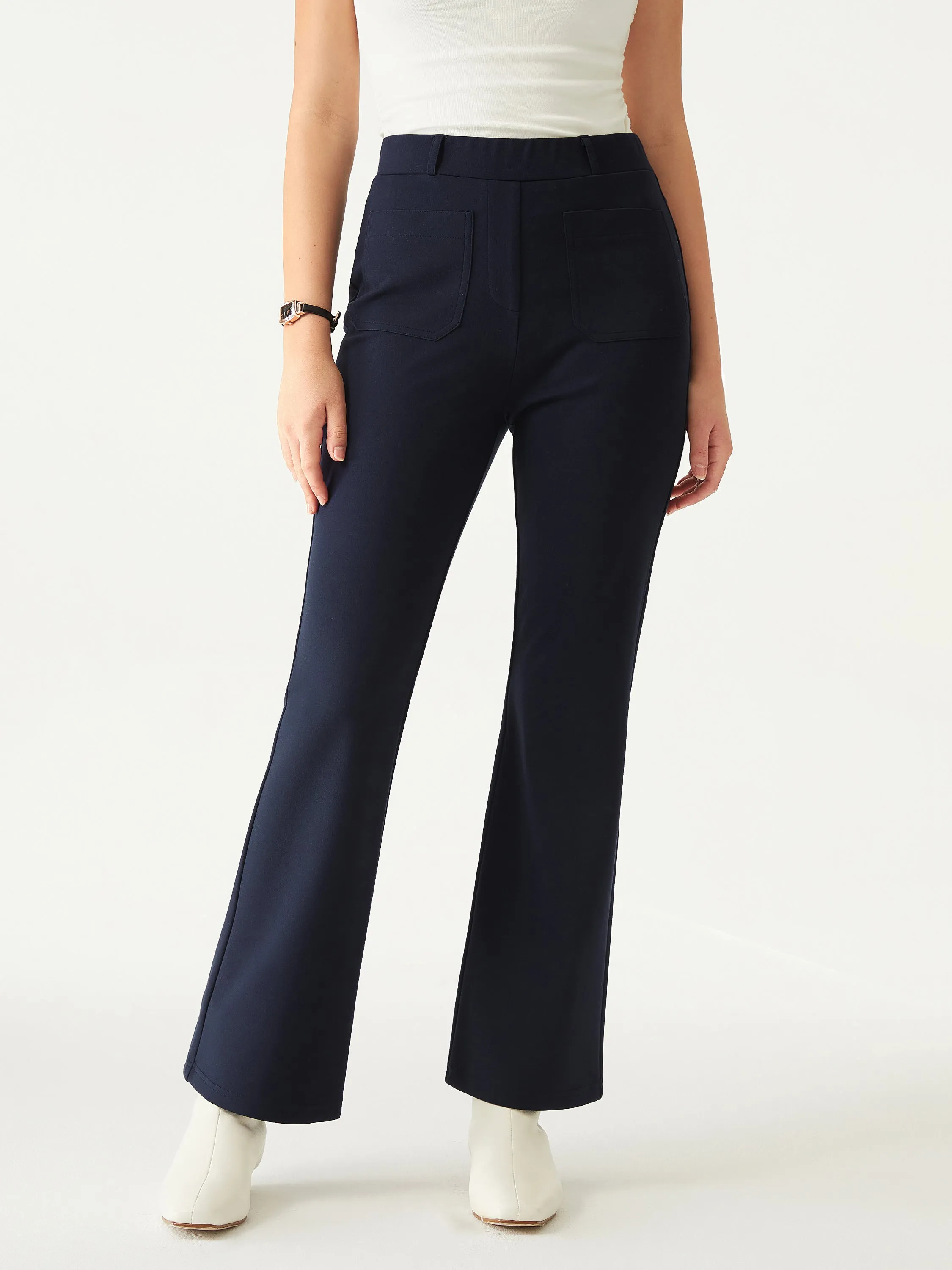 Flared Boot-cut Pull-On Pant sold by ogl move product image thumbnail 2