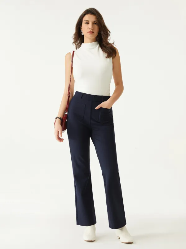 Flared Boot-cut Pull-On Pant sold by ogl move