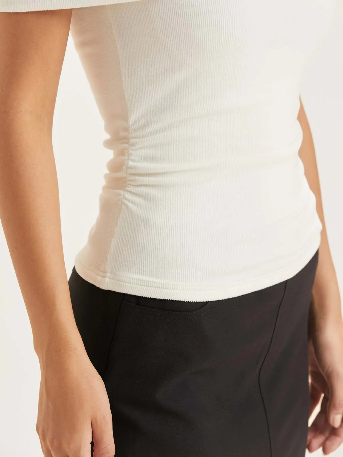 Thermal Brushed Off-The-Shoulder Brami Top sold by ogl move product image thumbnail 5