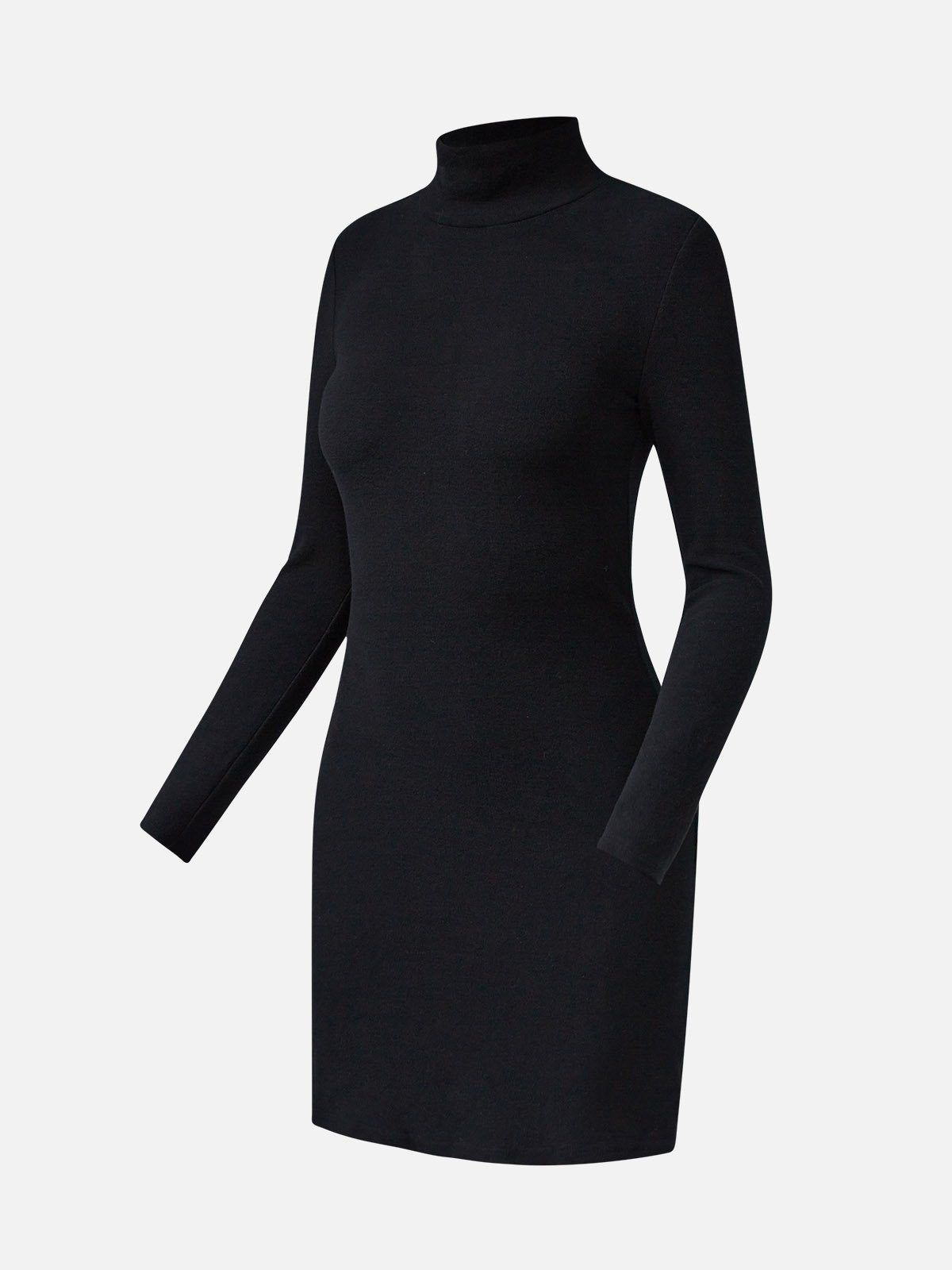 Eco-Mousse® Mock-neck Cut Out Back Mini Dress sold by ogl move product image thumbnail 6