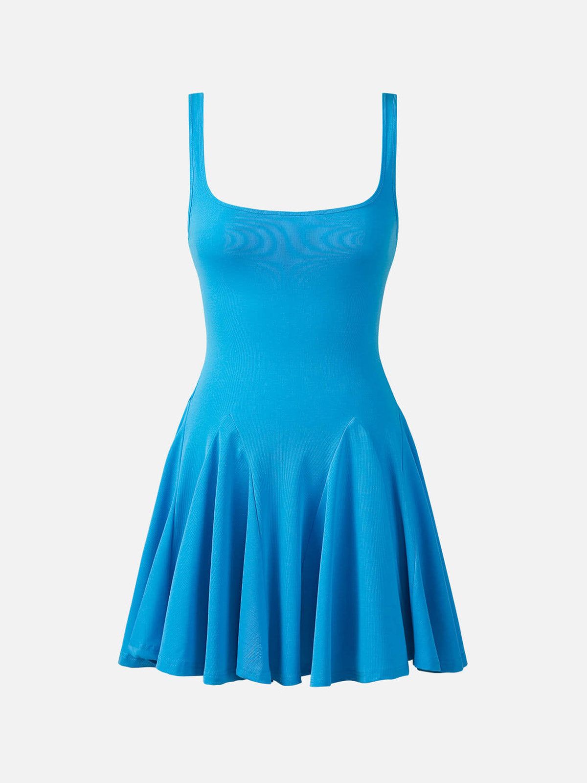 IcyAir® Cooling Square Neck Ruffle Flounce Dress sold by ogl move