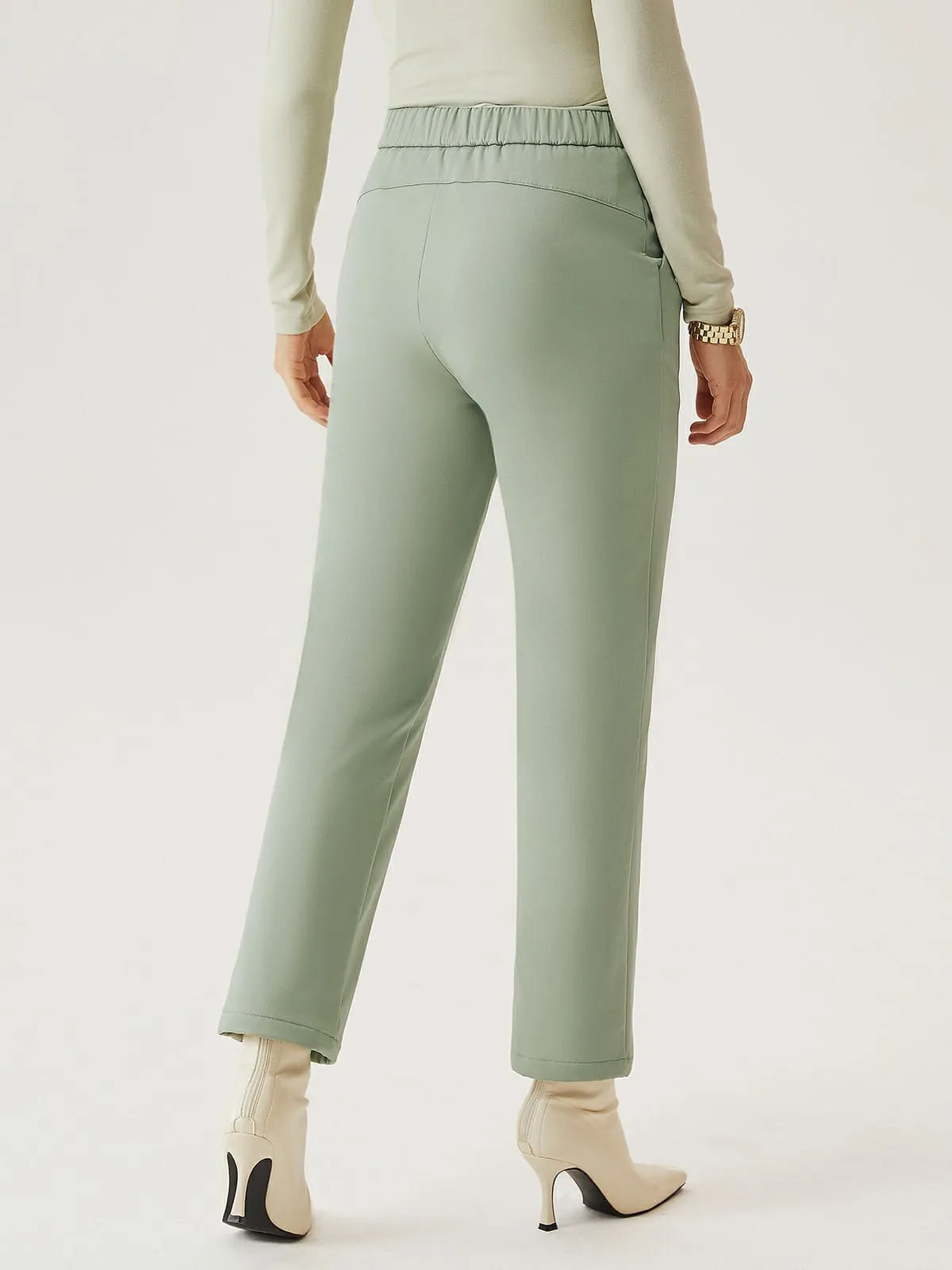 Water-Resistant Fleece-Backing Boot-Cut Pants sold by ogl move product image thumbnail 5