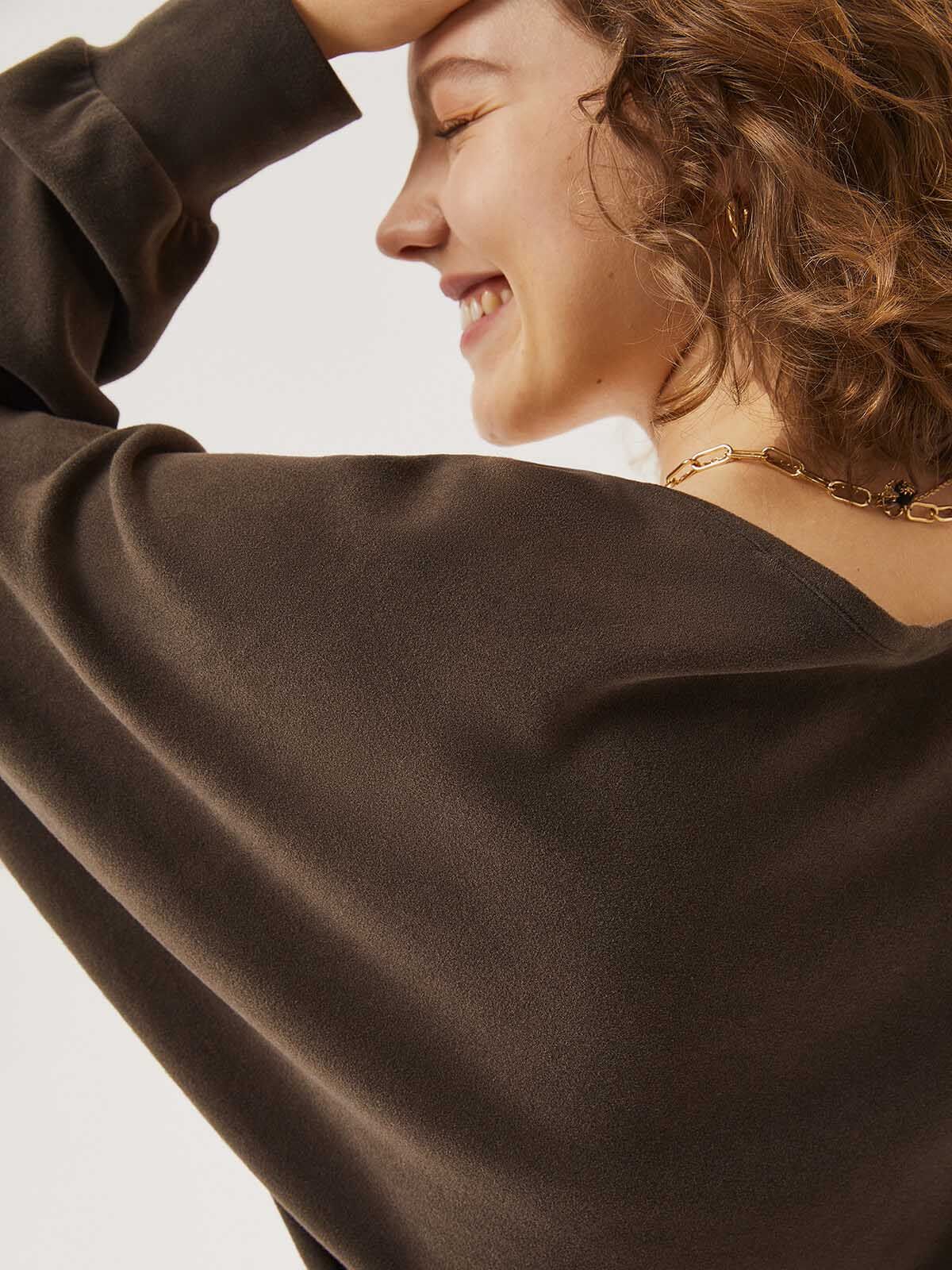 Thermal Double-brushed Ultra-cozy Shrug sold by ogl move product image thumbnail 4