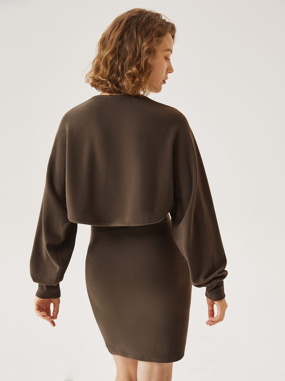 Thermal Double-brushed Ultra-cozy Shrug sold by ogl move product image thumbnail 5