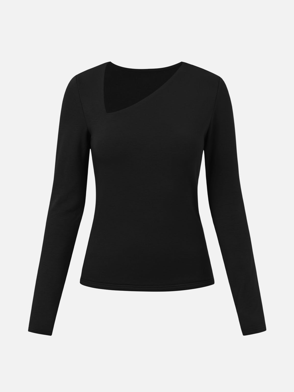Eco-MiyaMoon® Asymmetrical V-Neck Top sold by ogl move product image thumbnail 6