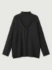 Faux Two-Piece Funnelneck Relaxing Top sold by ogl move