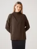 Faux Two-Piece Funnelneck Relaxing Top sold by ogl move