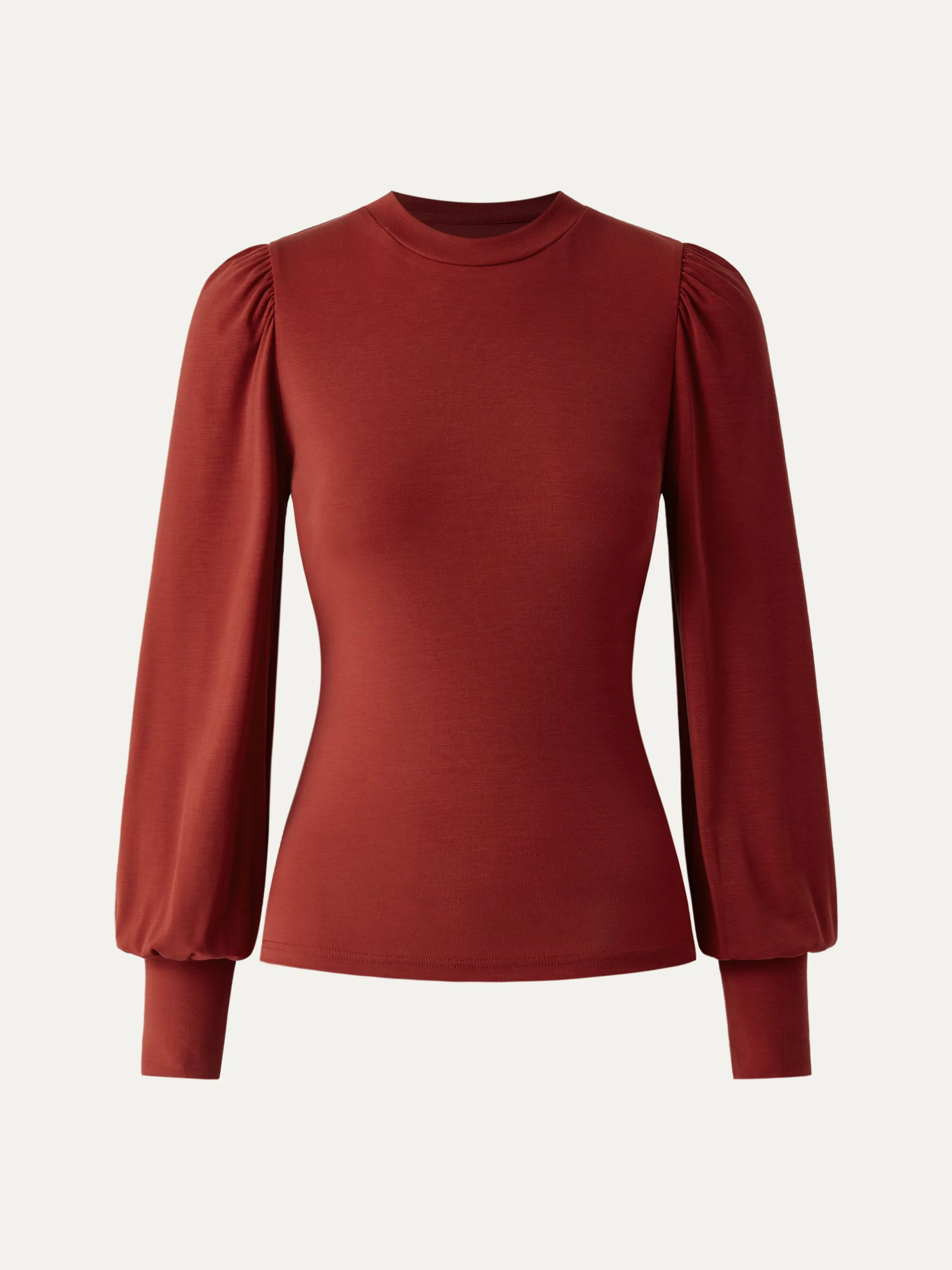 Tencel Puff Sleeve Top sold by ogl move product image thumbnail 3