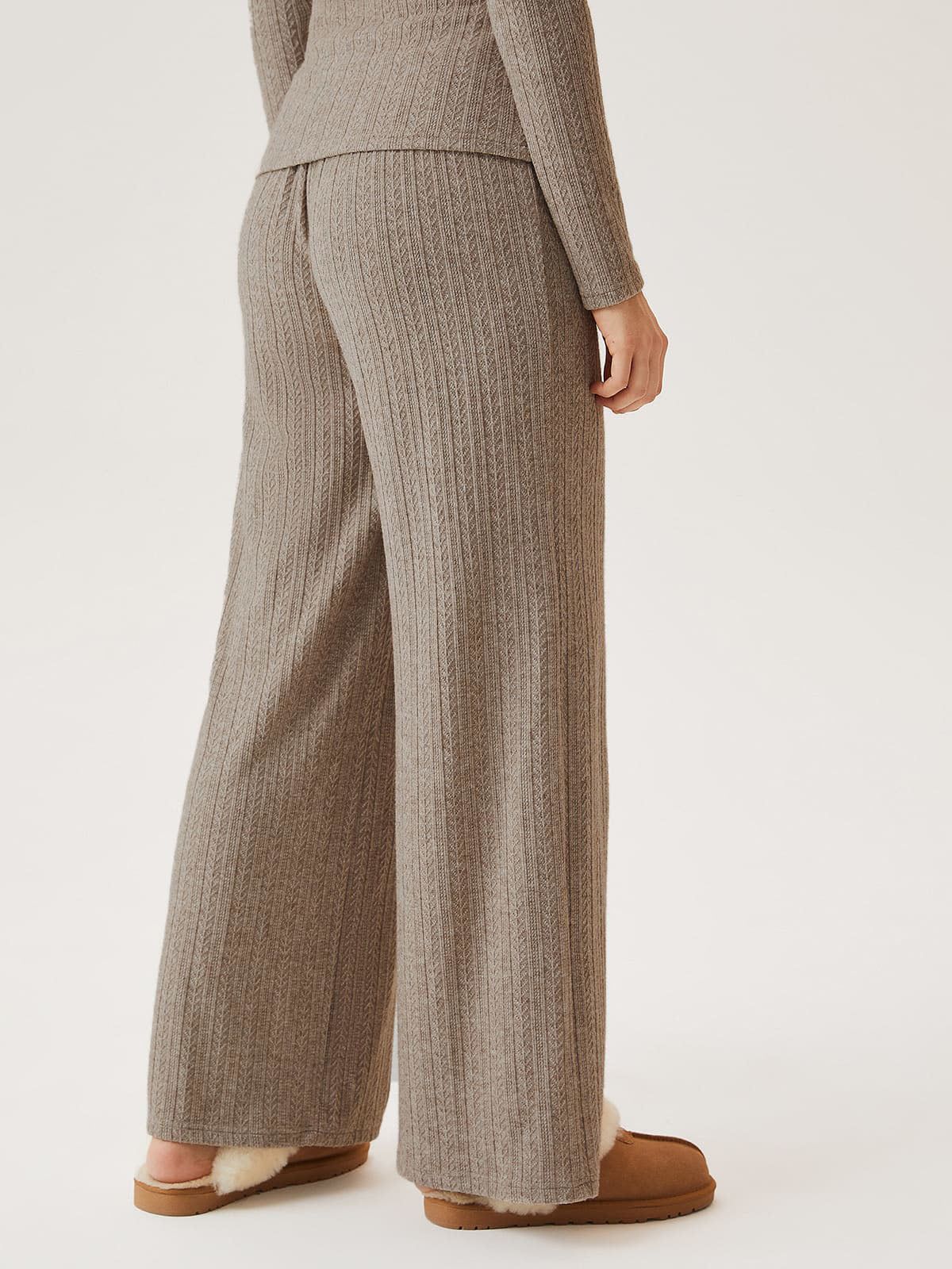 Pointelle Wide Leg Pants sold by ogl move product image thumbnail 5