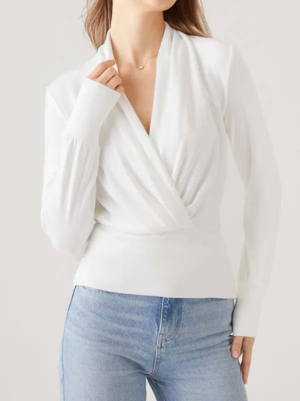 Surplice Tuckable Top sold by ogl move