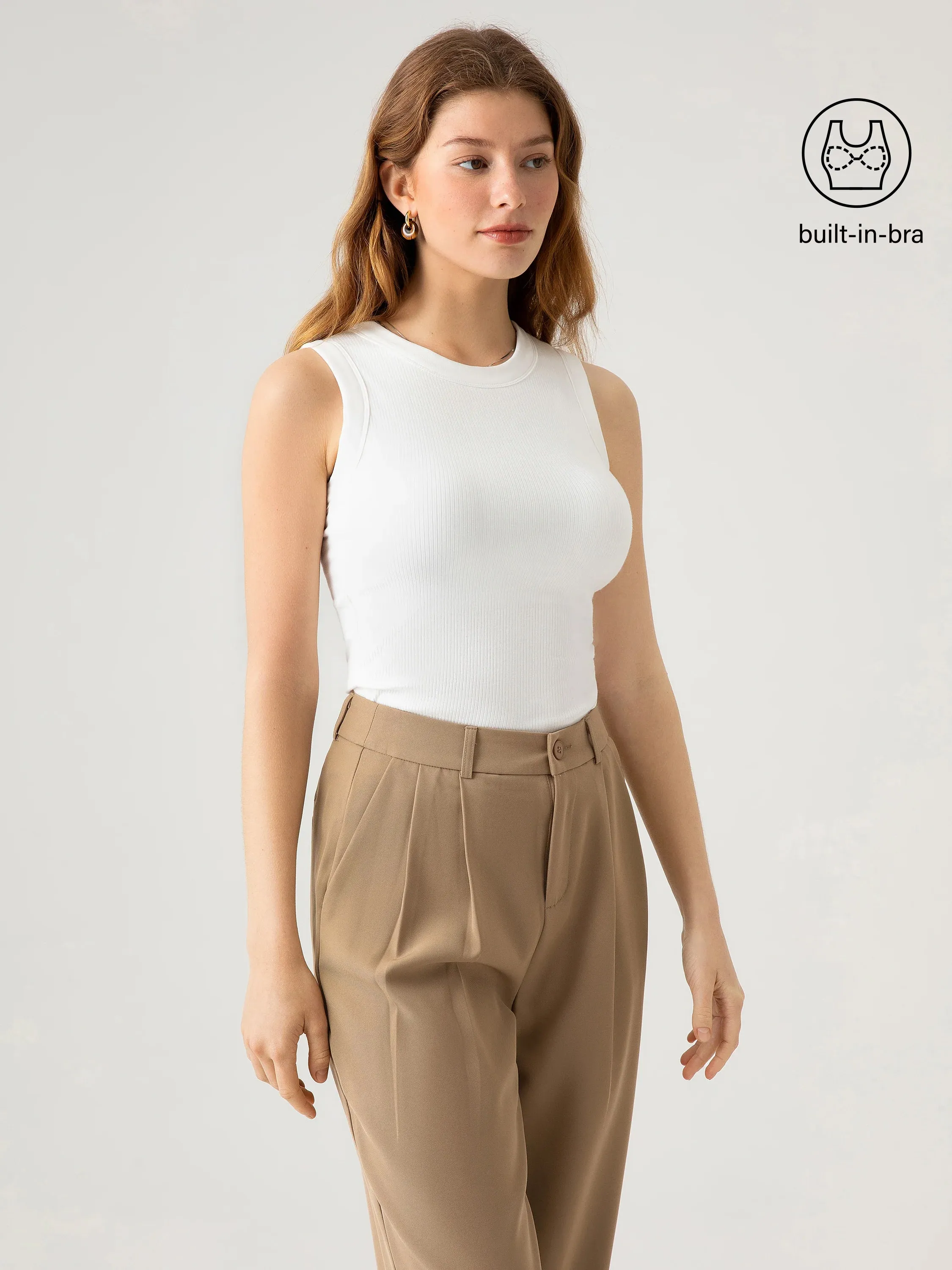 Wide Shoulder Brami Tank sold by ogl move