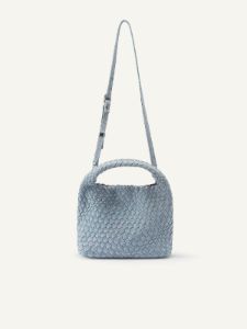 Denim Braided Crossbody Bucket Bag sold by ogl move