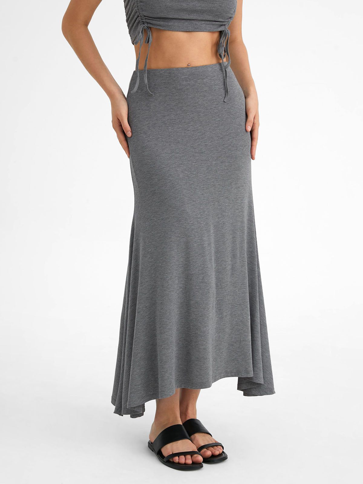 Eco-SkinKiss® Pull-On Mermaid Maxi Skirt sold by ogl move