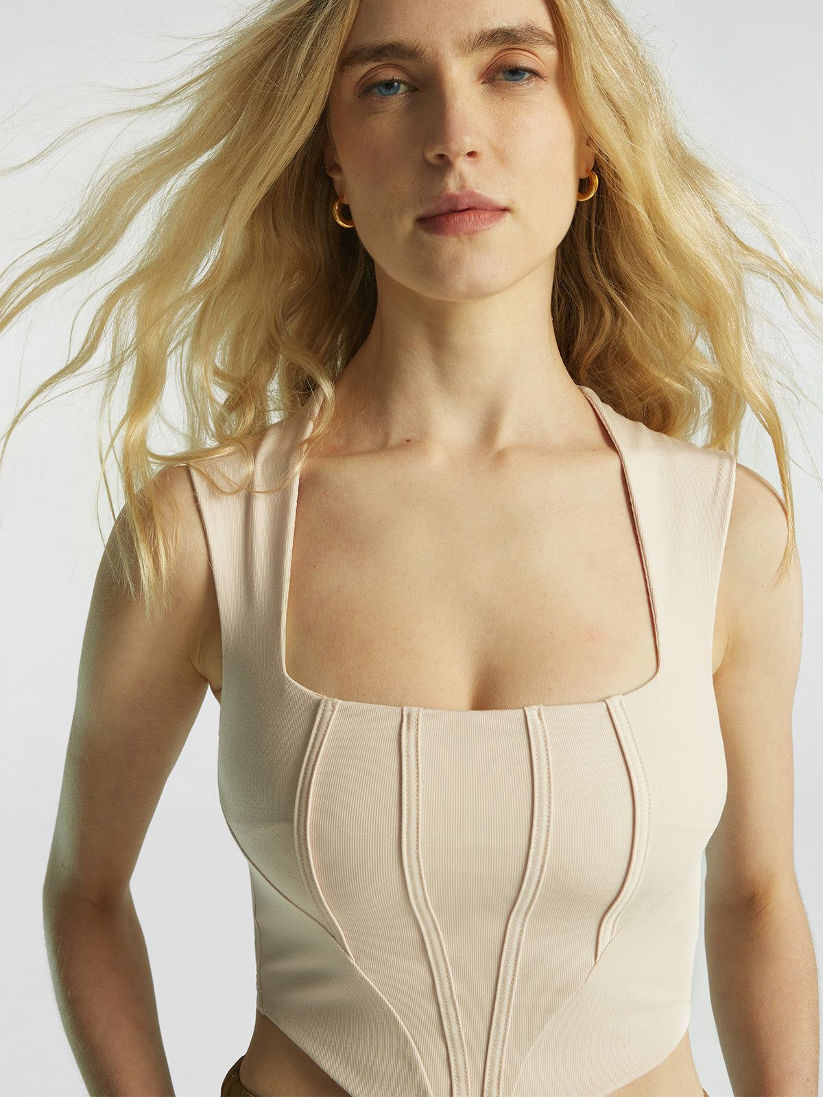 IcyAir® Cooling Tapered Square Neck Corset Tank sold by ogl move product image thumbnail 4