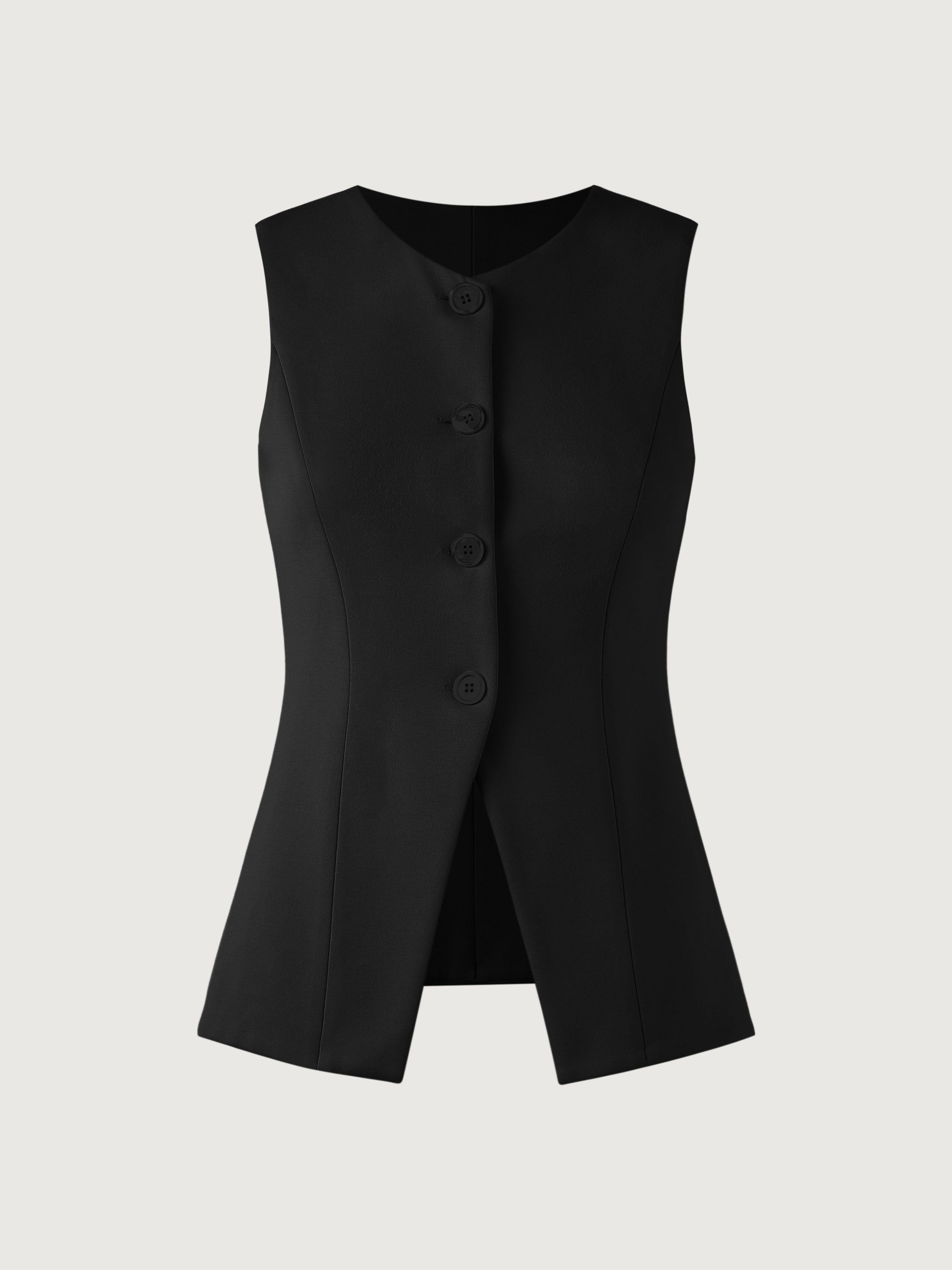 Longline Button-Down Waistcoat sold by ogl move product image thumbnail 2