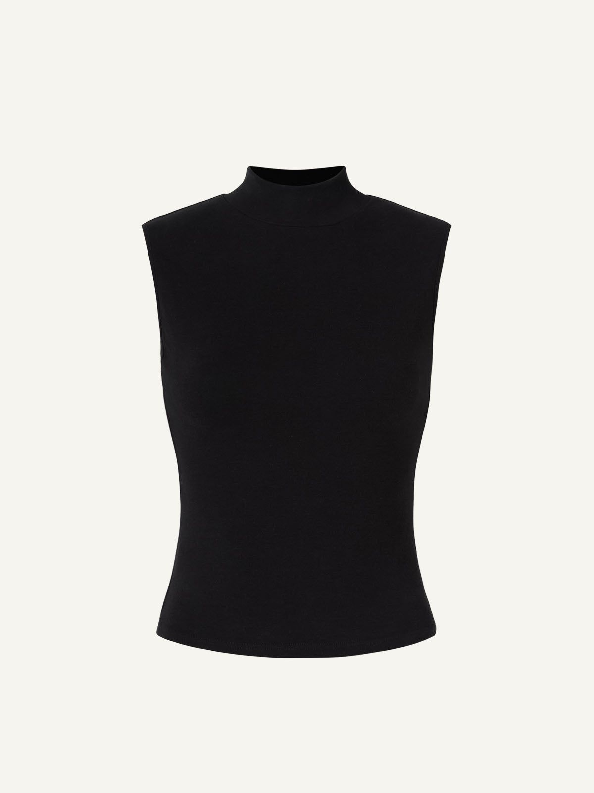 Eco-Mousse® Brushed Mock Neck Everyday Tank Top sold by ogl move product image thumbnail 2