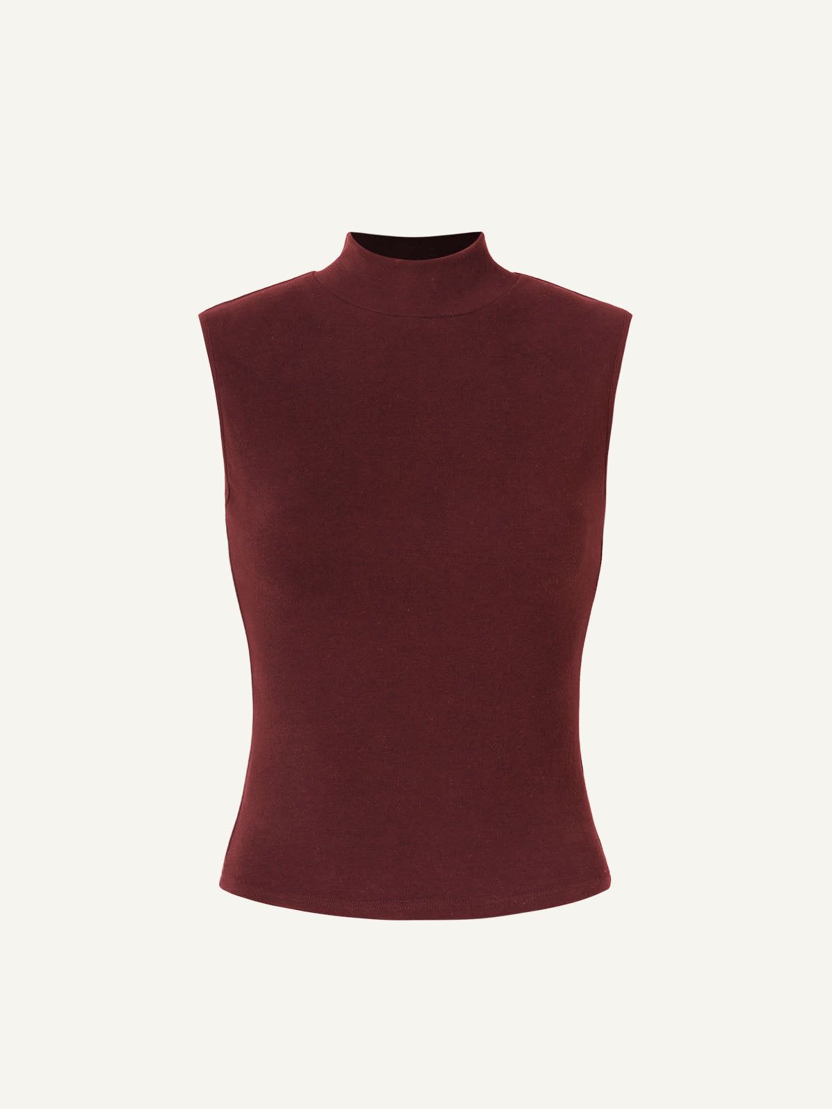 Eco-Mousse® Brushed Mock Neck Everyday Tank Top sold by ogl move product image thumbnail 9